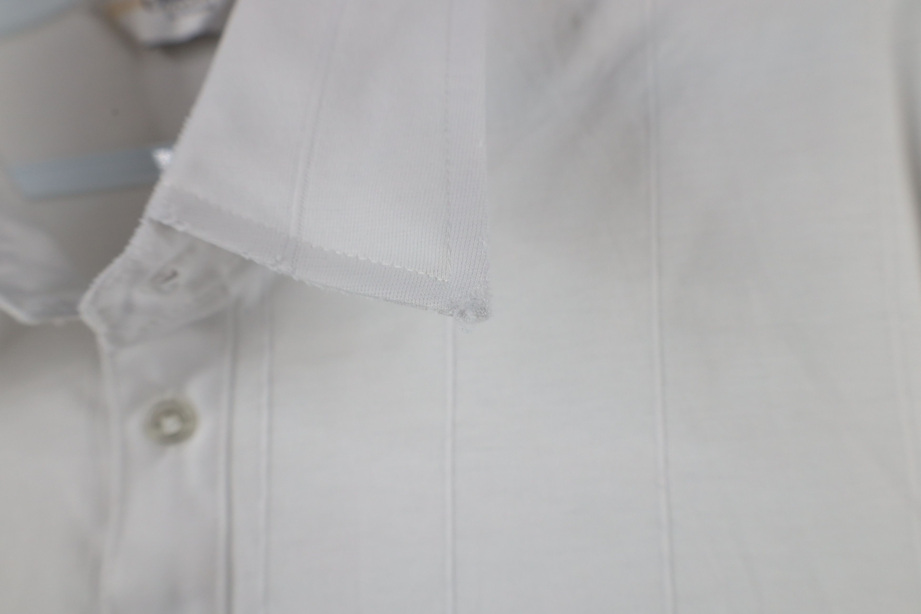 Vintage Vintage 90s Streetwear Striped Sheer Collared Polo Shirt Size US XL / EU 56 / 4 - 8 Thumbnail