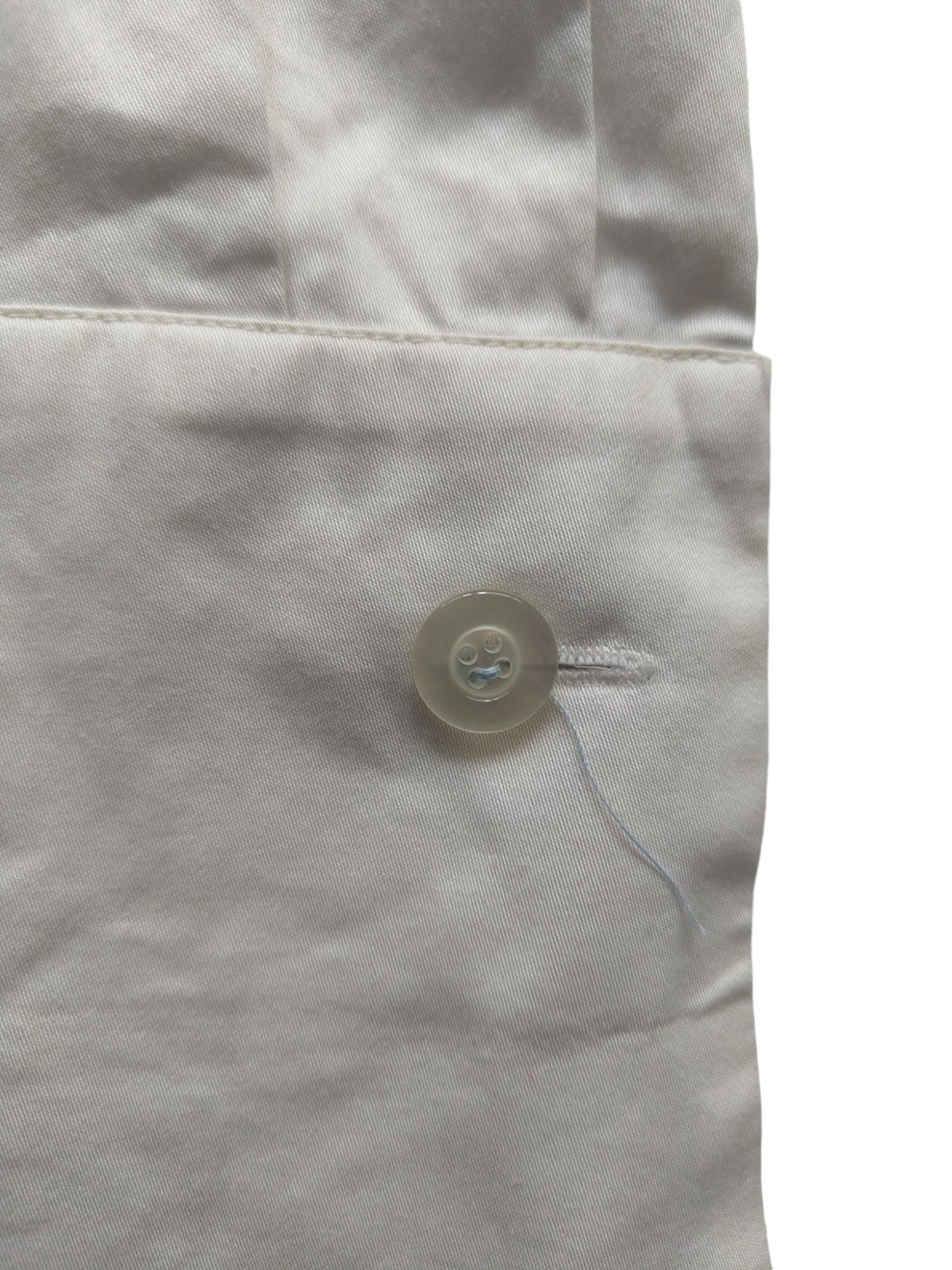 Yves Saint Laurent Yves Saint Laurent Creme Color Shirt With Double Cuffs Size S / US 4 / IT 40 - 7 Thumbnail