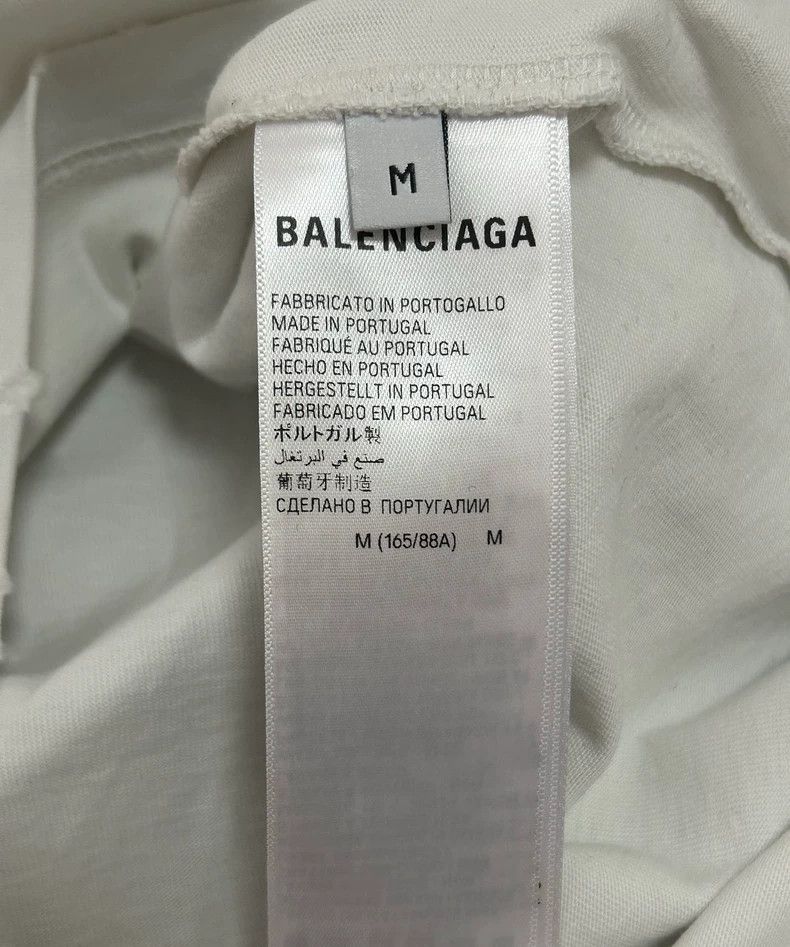 Balenciaga Balenciaga Qixi love embroidery small logo short sleeve T Size US M / EU 48-50 / 2 - 4 Thumbnail