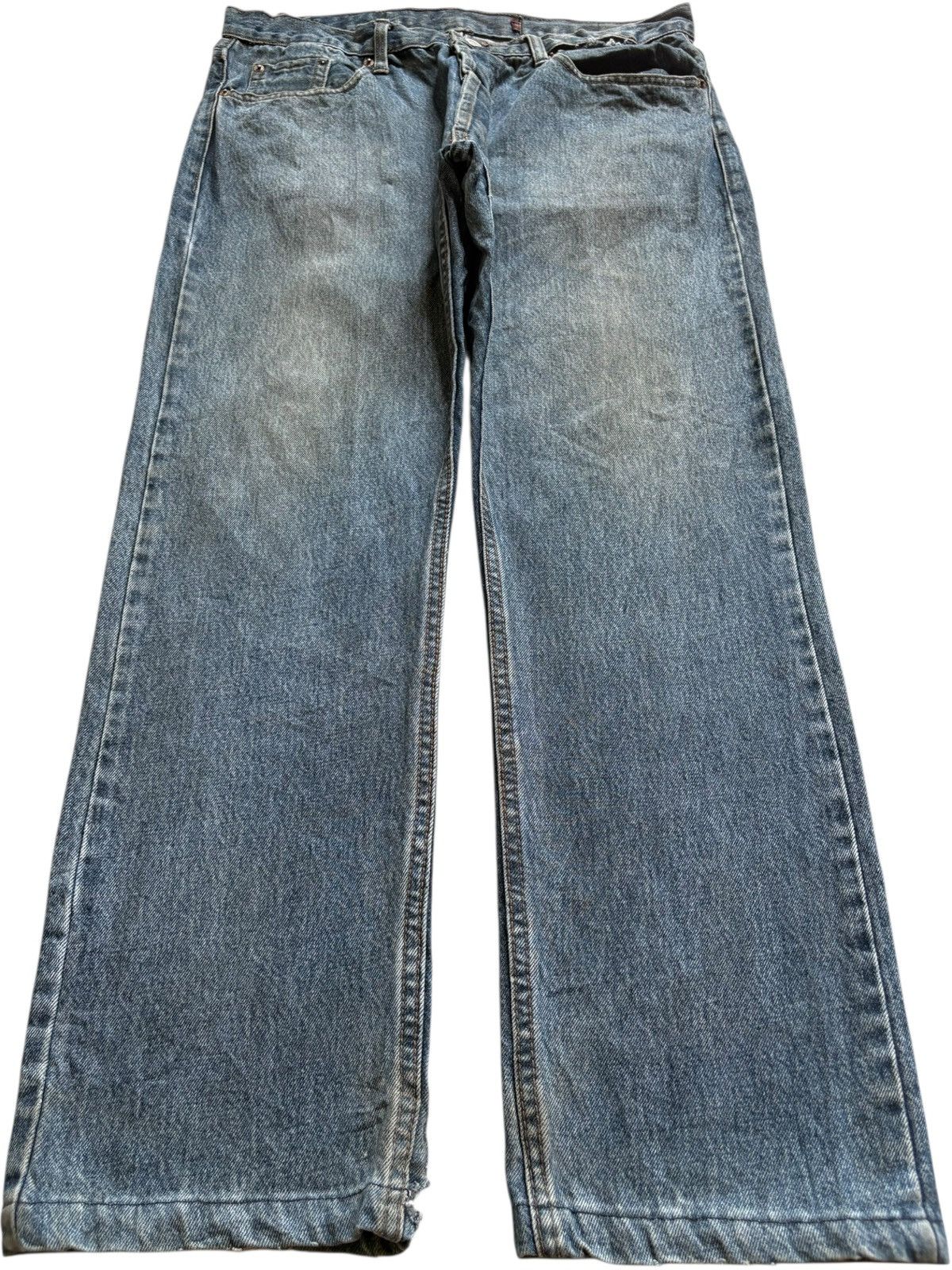 Levi's Vintage 90s Levis 501 Mud Wash Distressed Loose Jeans Size US 36 / EU 52 - 1 Thumbnail