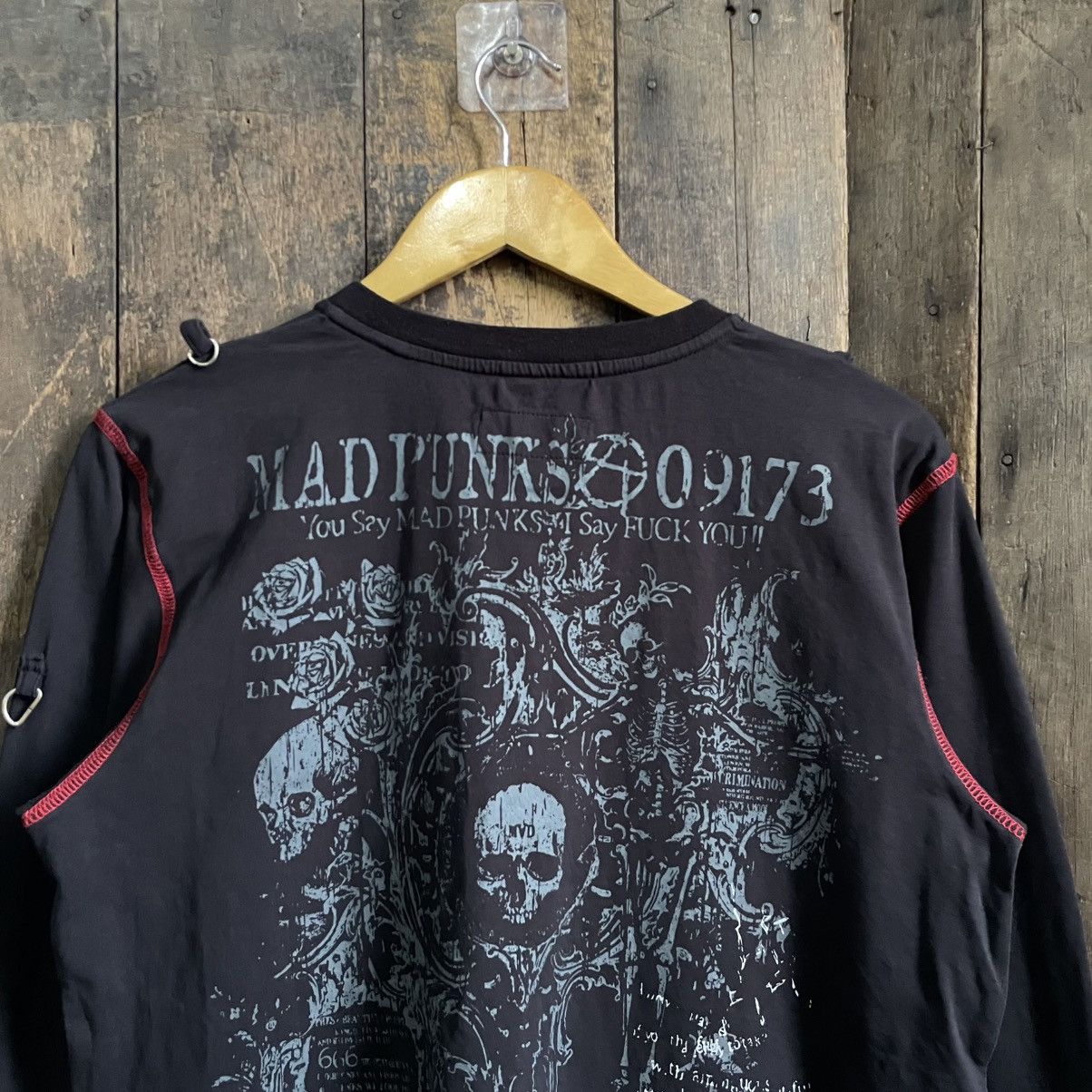 Seditionaries Vintage Mad Punks Gothic Bondage Shirt Size US L / EU 52-54 / 3 - 4 Thumbnail