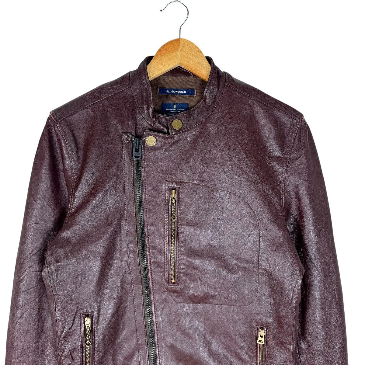 Paul Smith 🔥R NEWBOLD PAUL SMITH SHEEP LEATHER BIKERS JACKET Size US M / EU 48-50 / 2 - 3 Thumbnail