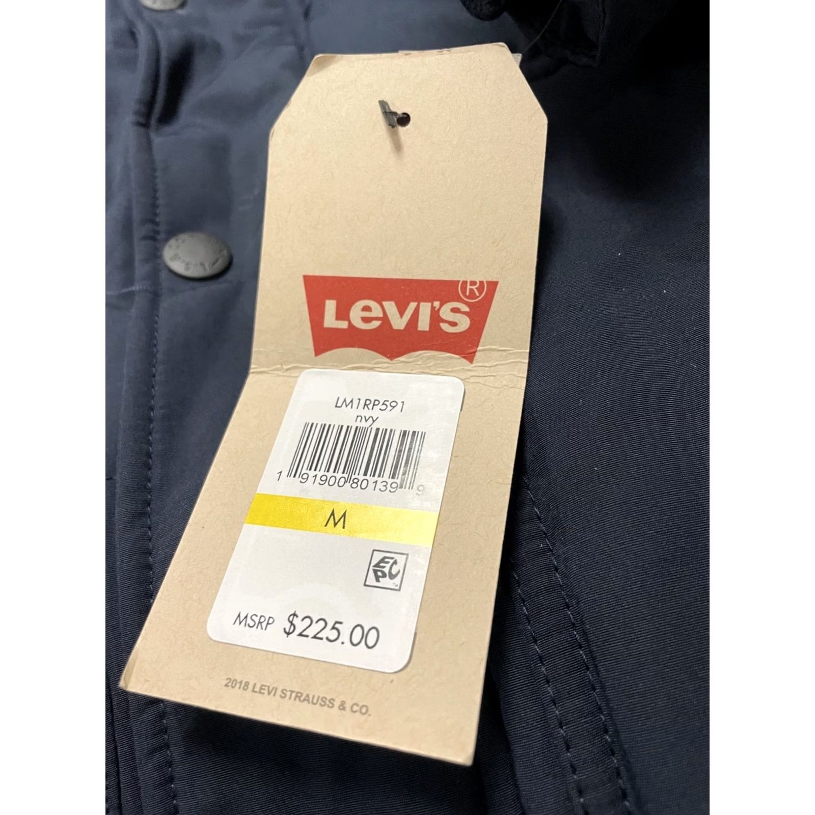 Levi's LEVI'S SHERPA LINED JACKET Medium Mens Multicolor Puffer Jacket Lined Regular Fit Size M MSRP 225 Size US M / EU 48-50 / 2 - 4 Thumbnail