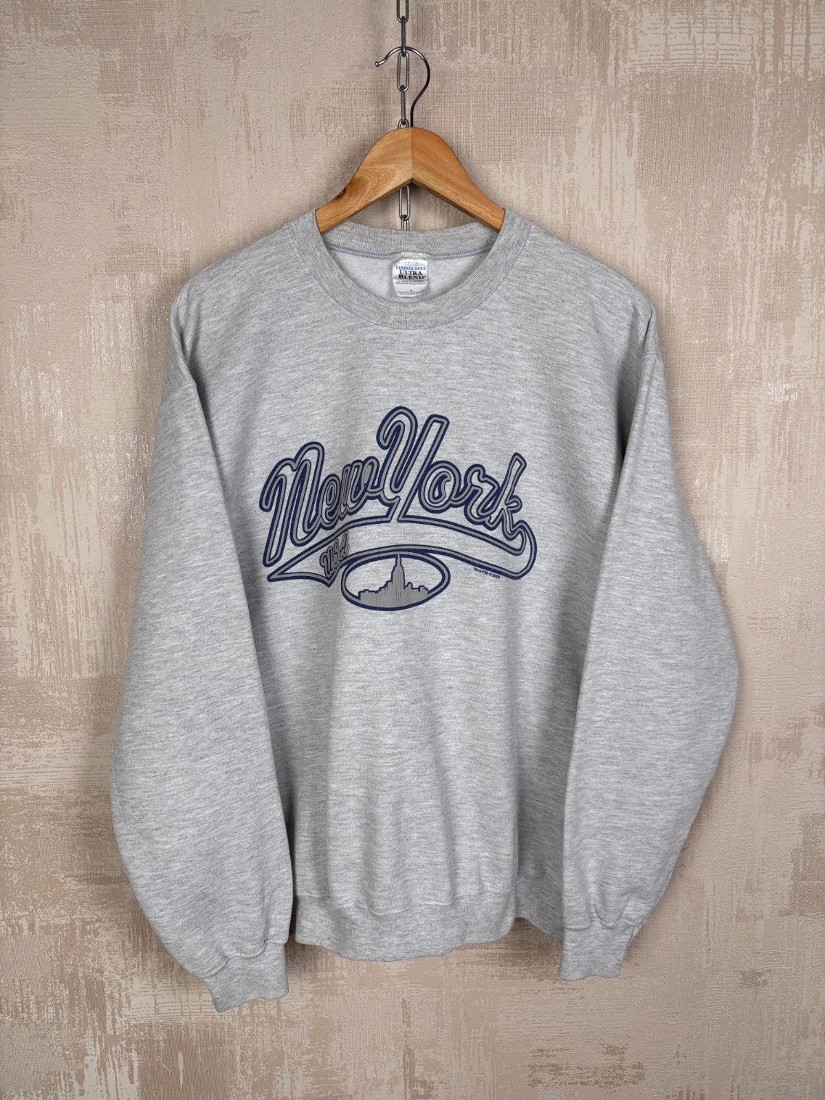 Gildan Vintage New York USA 2002 Sweatshirt Gildan Y2K Size US M / EU 48-50 / 2 - 9 Thumbnail