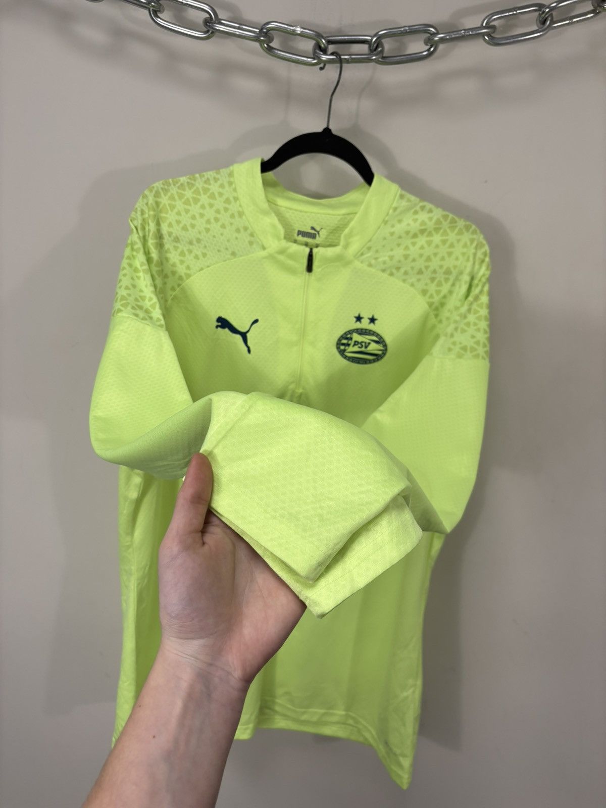 Nike Nike PSV Eindhoven 1/4 Zip Football Soccer Training Jacket Size US XL / EU 56 / 4 - 6 Thumbnail