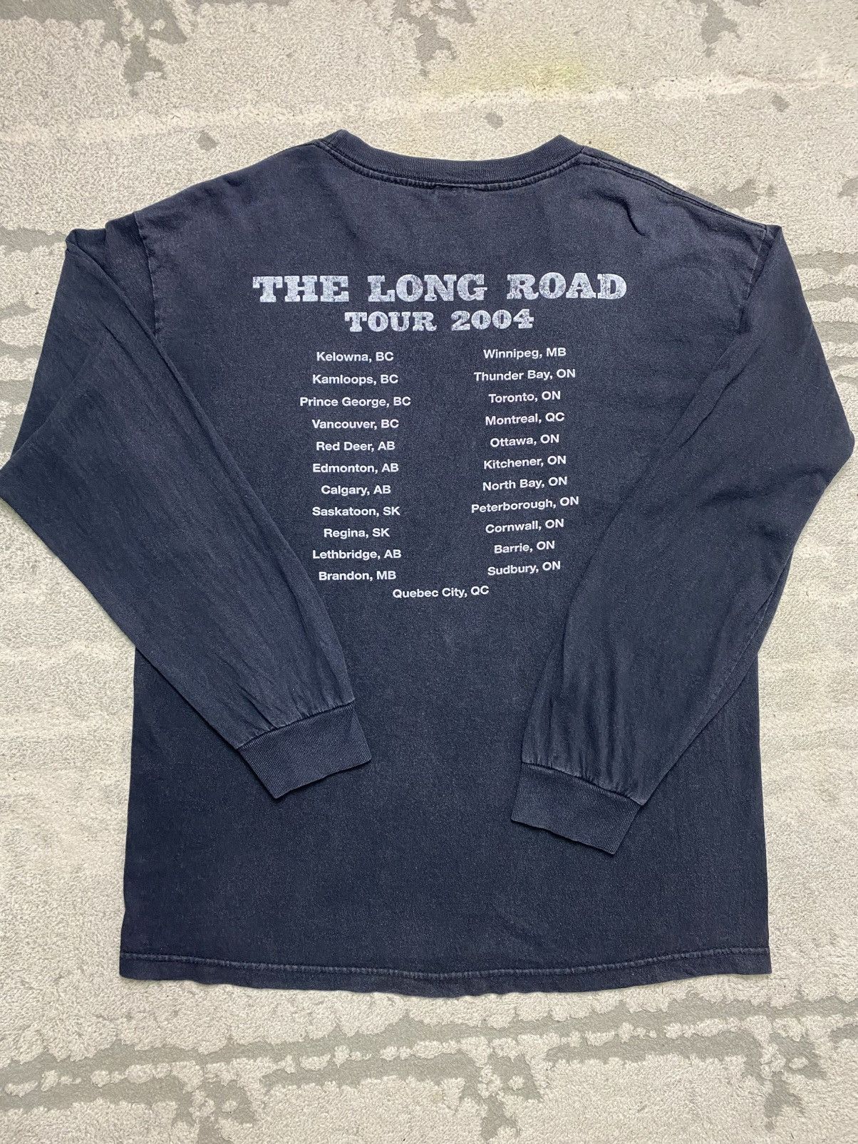 Vintage Vintage Line-Up NICKELBACK Tour 2004 "The Long Road" T-Shirt Size US L / EU 52-54 / 3 - 5 Thumbnail