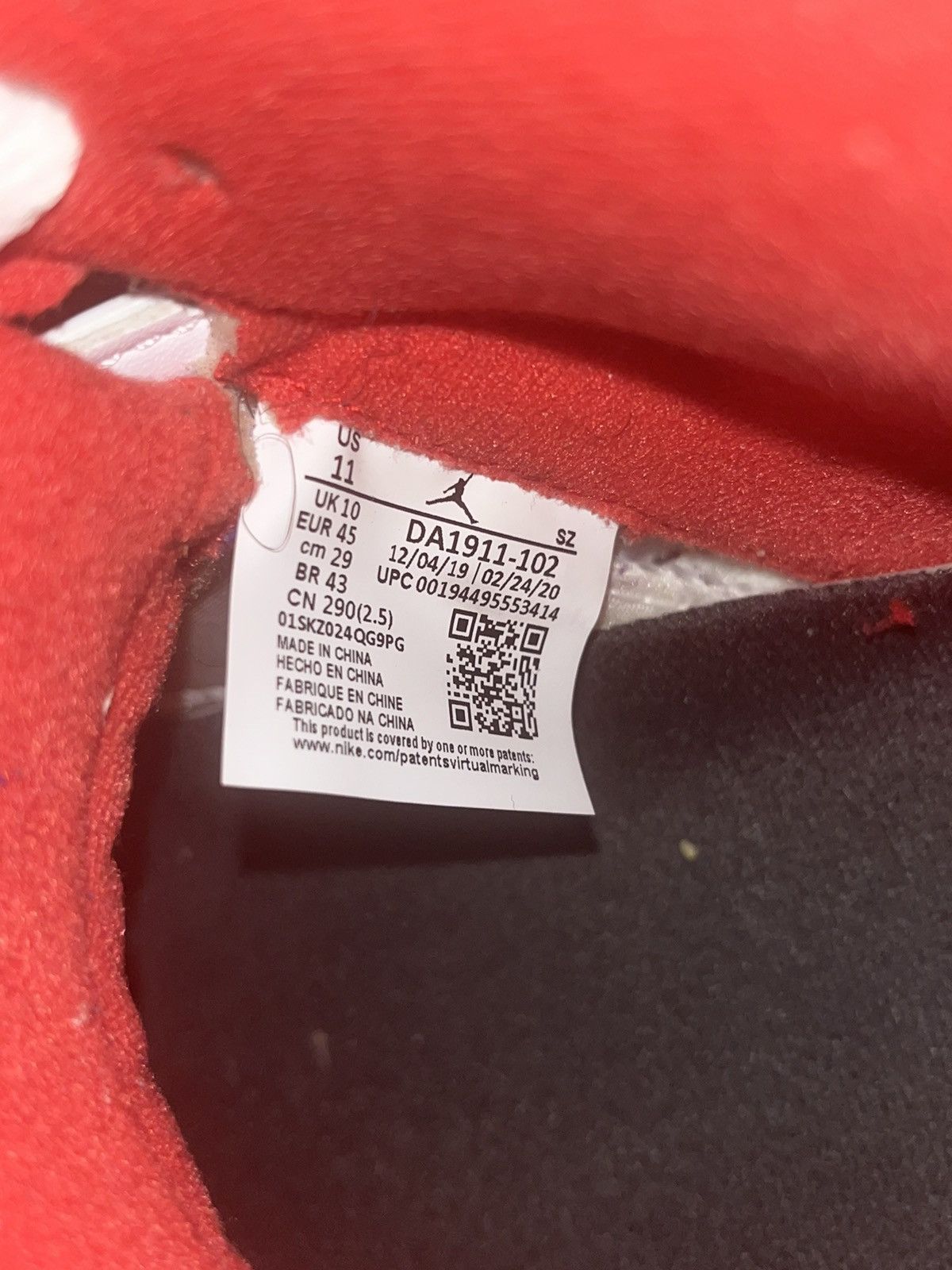 Jordan Brand Jordan 5 Retro Fire Red Size US 11 / EU 44 - 7 Thumbnail