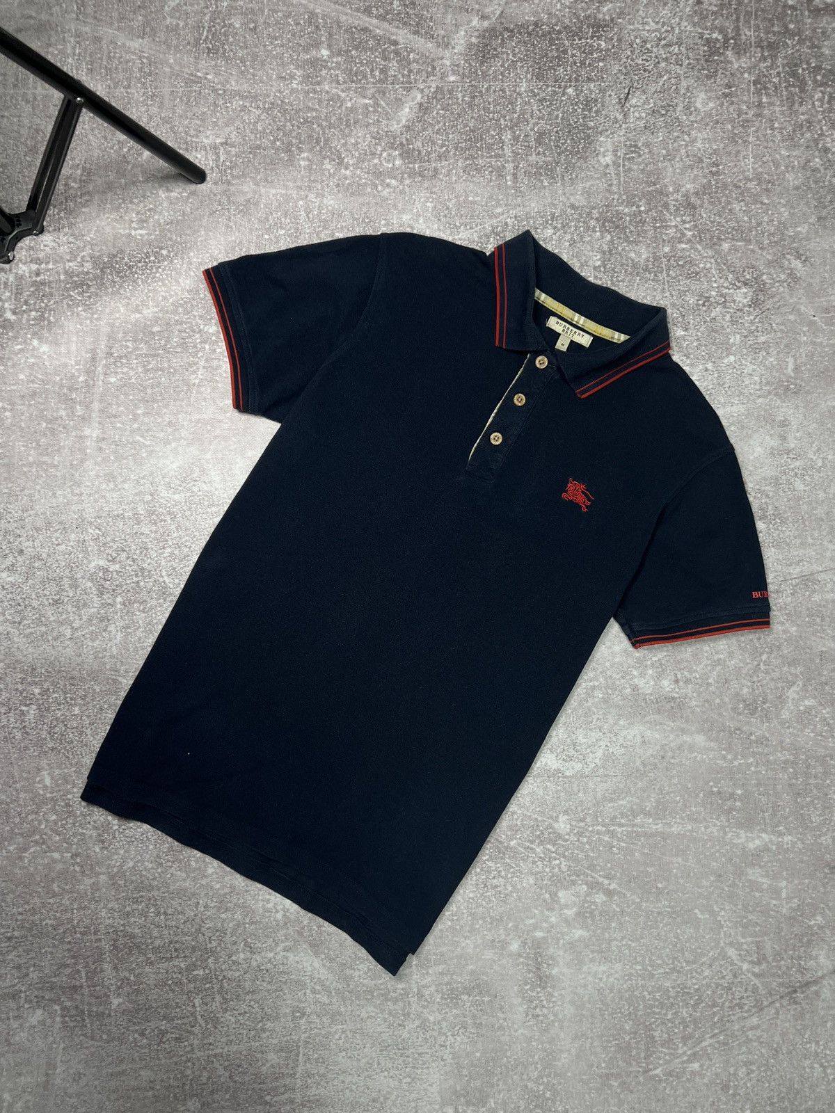 Burberry Burberry Brit Navy Polo Size M Size US M / EU 48-50 / 2 - 1 Thumbnail