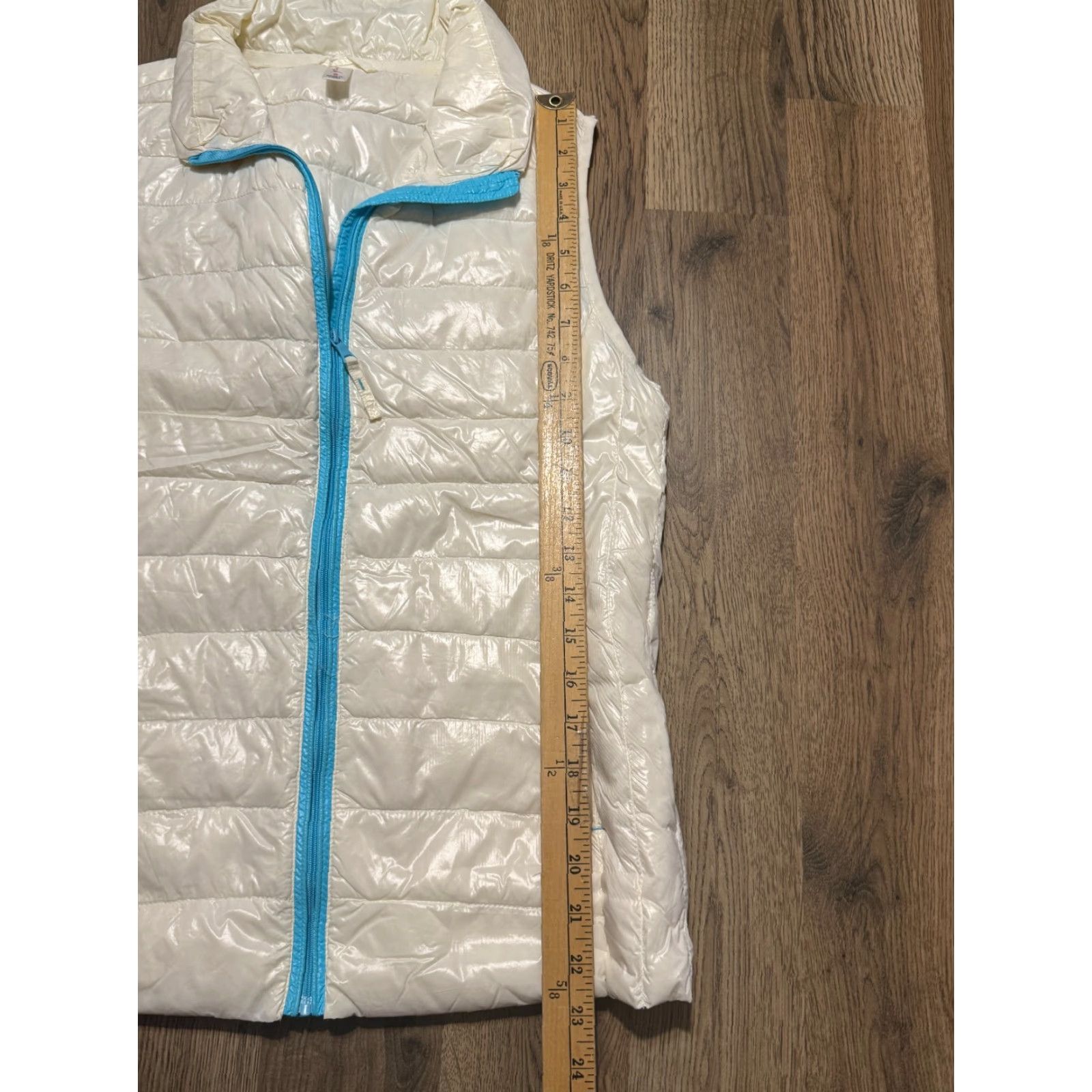 Vintage VINTAGE Extertek Jacket Women's Size Small White Blue Full Zip Vest Quilted Size S / US 4 / IT 40 - 6 Thumbnail
