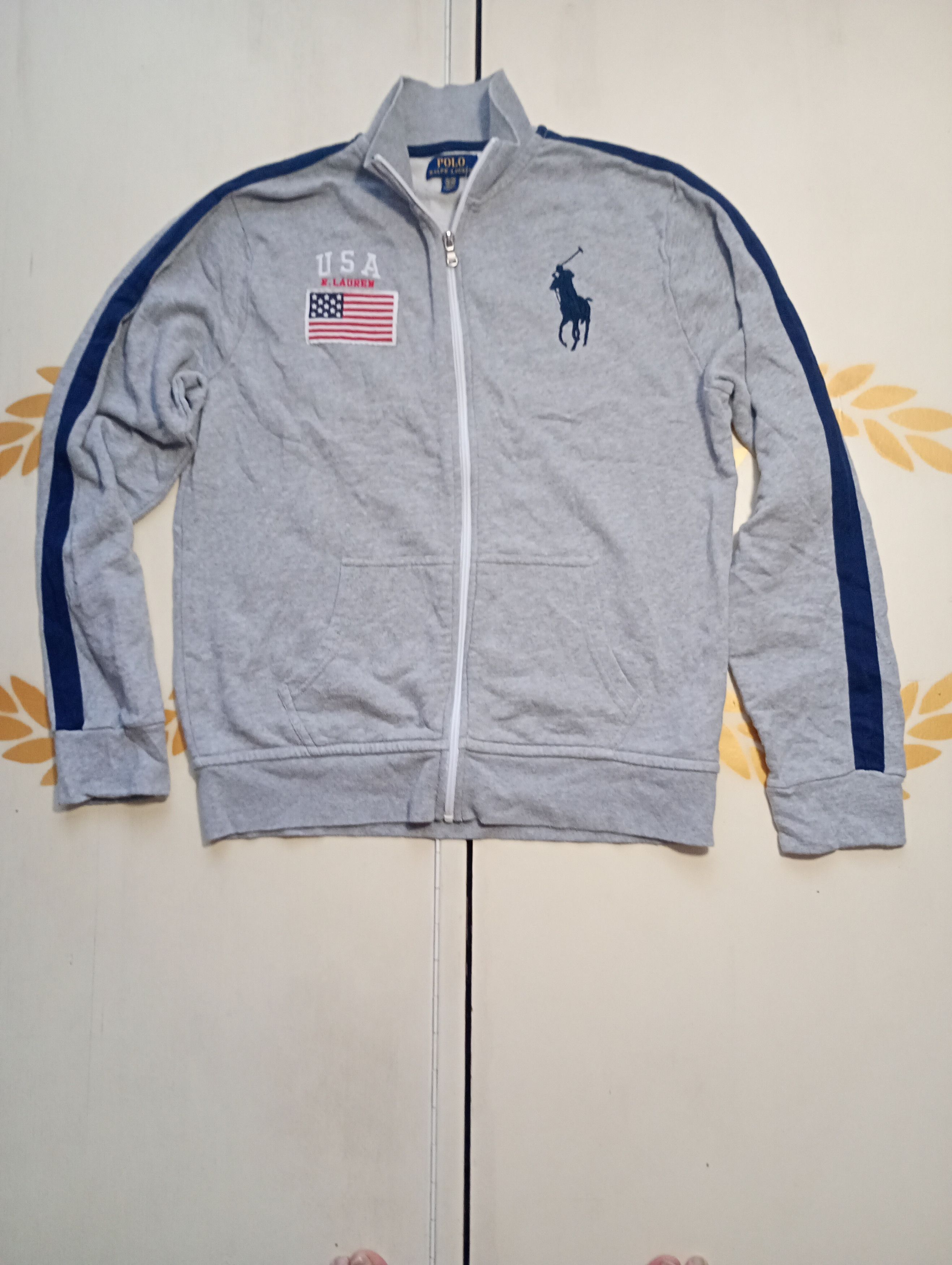 Polo Ralph Lauren × Ralph Lauren Polo Ralph Lauren USA Flag Track Top Jacket size XL18-20 Size US M / EU 48-50 / 2 - 1 Thumbnail