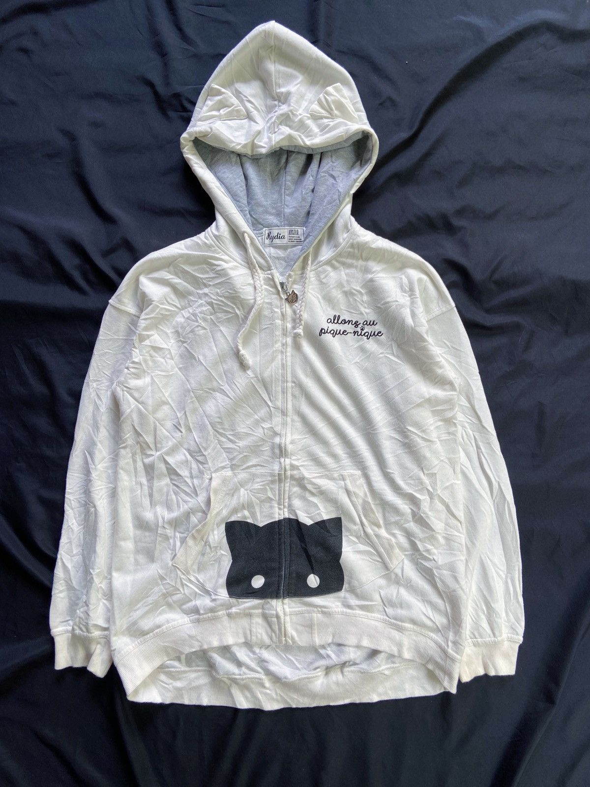 20471120 RYDIA BONJOUR ZIP HOODIE Size US M / EU 48-50 / 2 - 1 Thumbnail