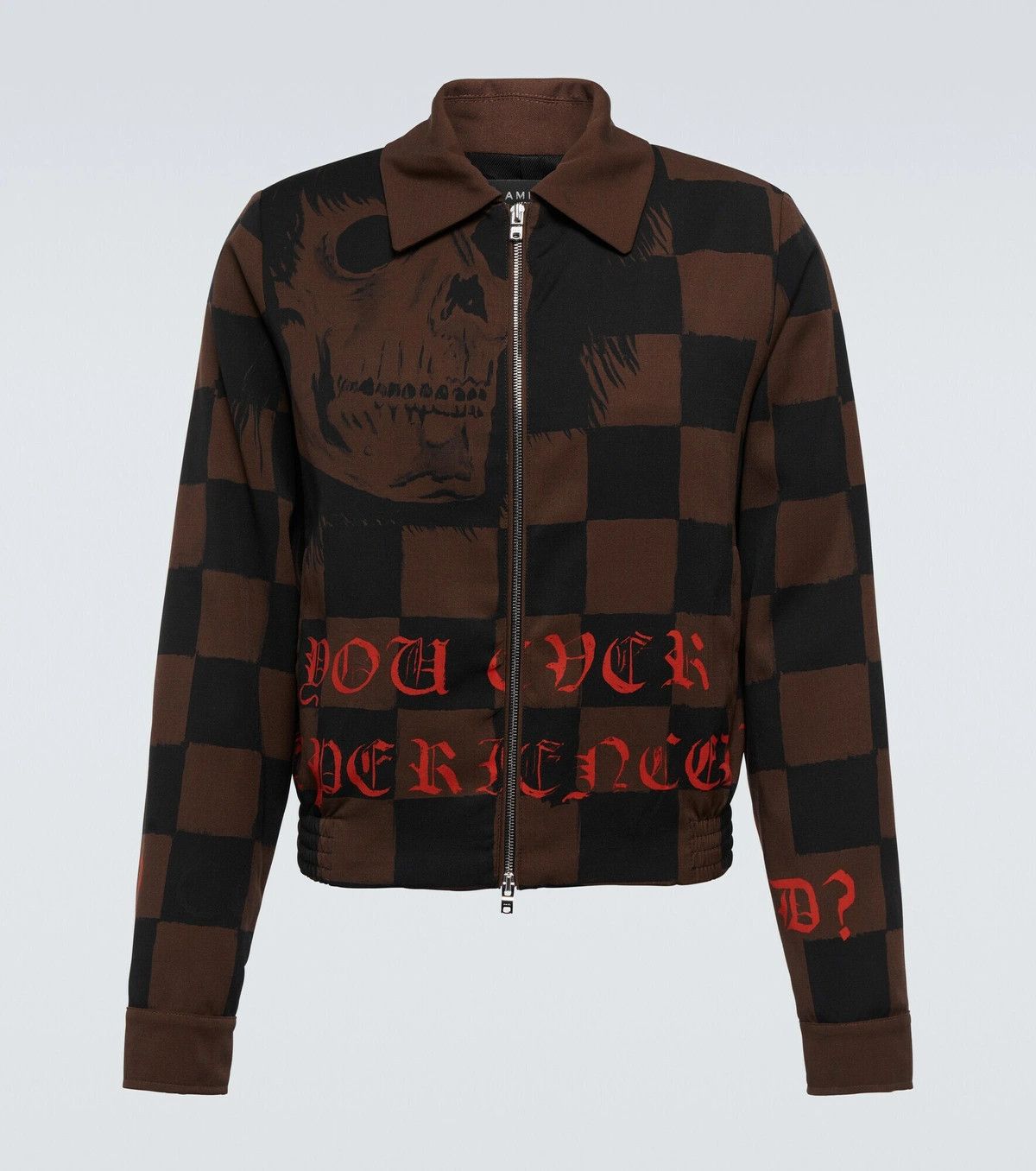 o1y0525 Jacket in Chocolate Brown/Black