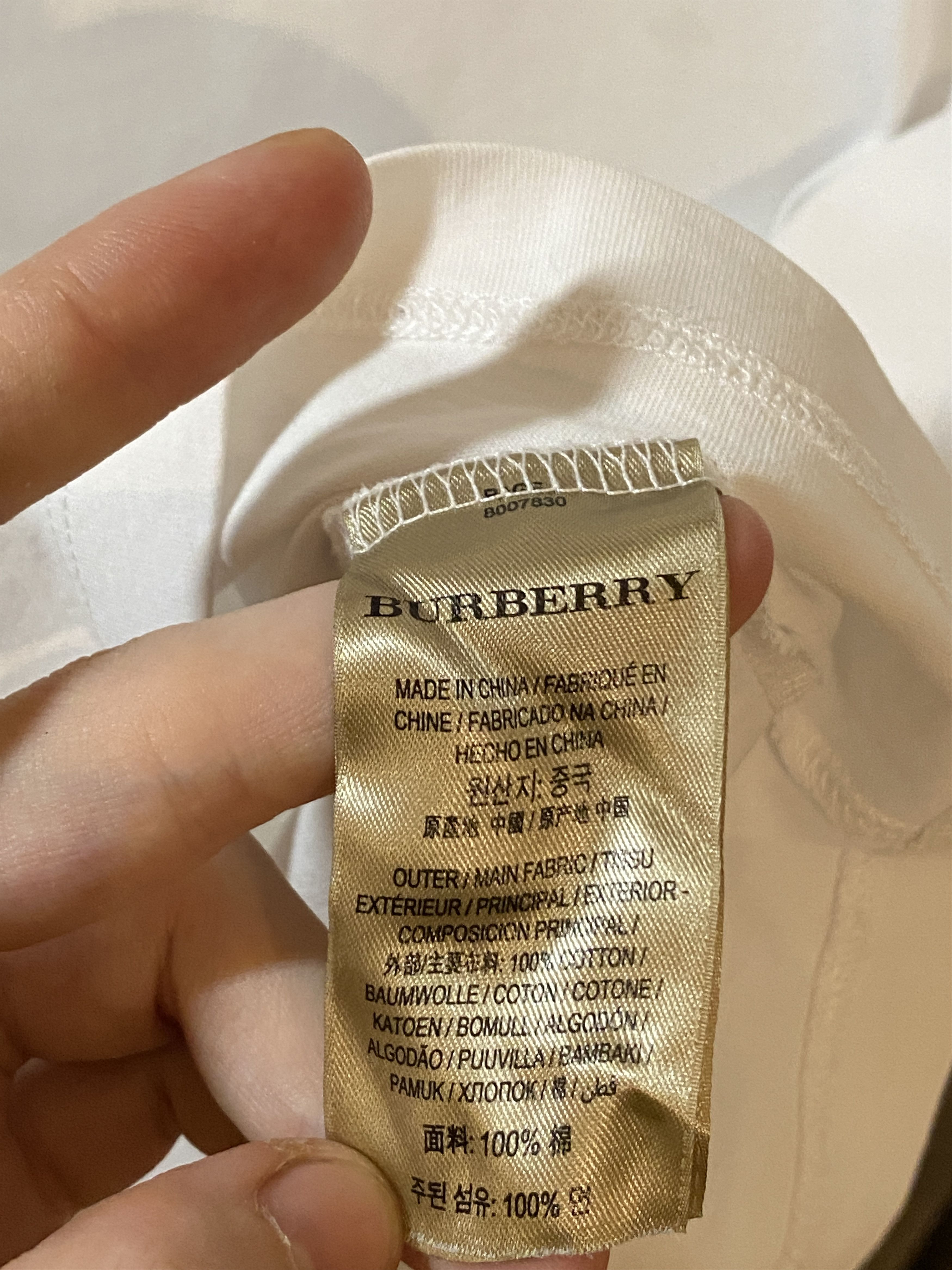 Burberry Burberry embroidered Logo tee Tisci's Era Size US M / EU 48-50 / 2 - 6 Thumbnail