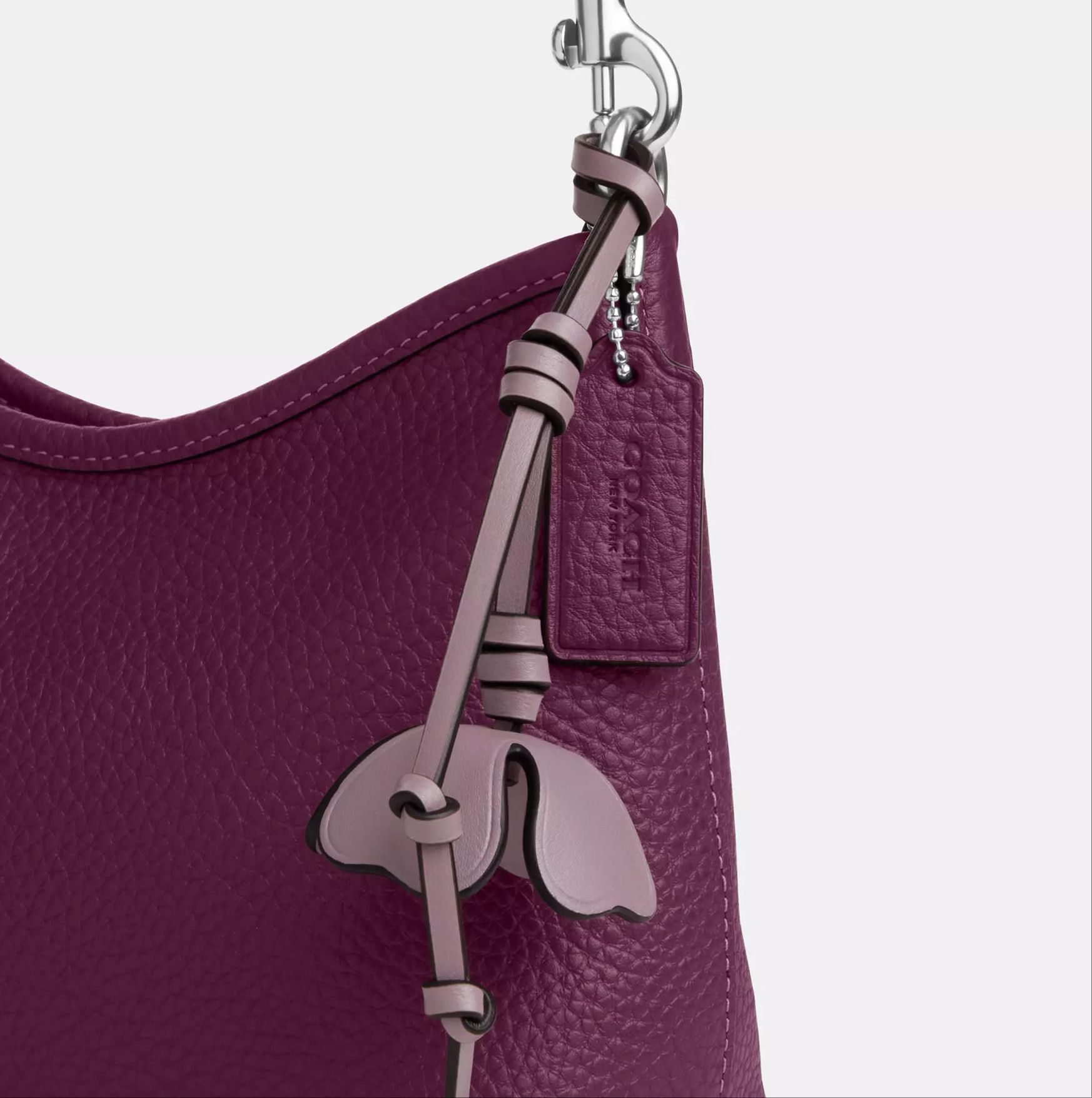 Coach Laurel Small Shoulder Bag With Flower Charm CCF15 Size ONE SIZE - 9 Thumbnail