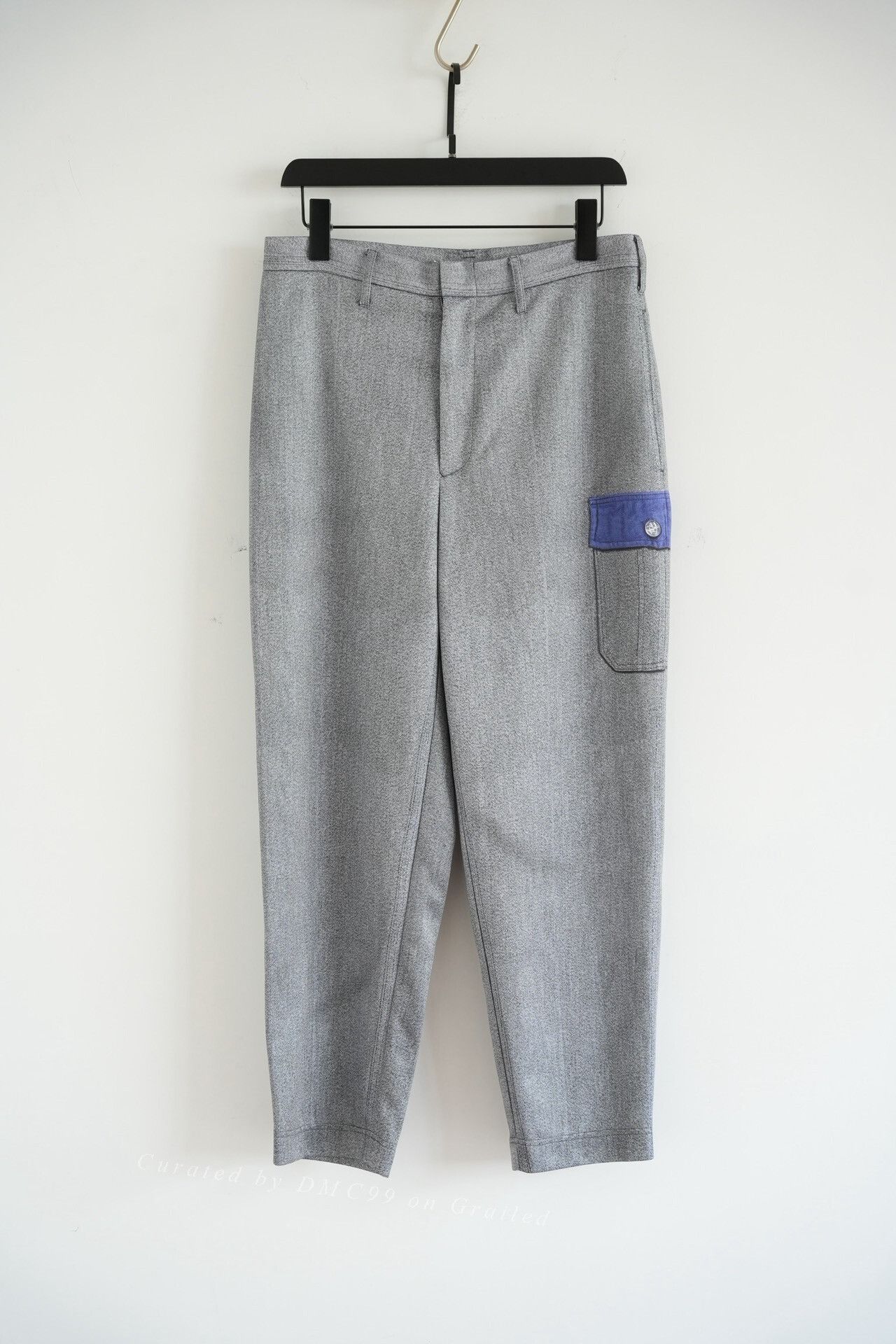 Yohji Yamamoto Yohji Yamamoto 15SS Gray Fake Pocket Trousers Size US 26 / EU 42 - 1 Thumbnail