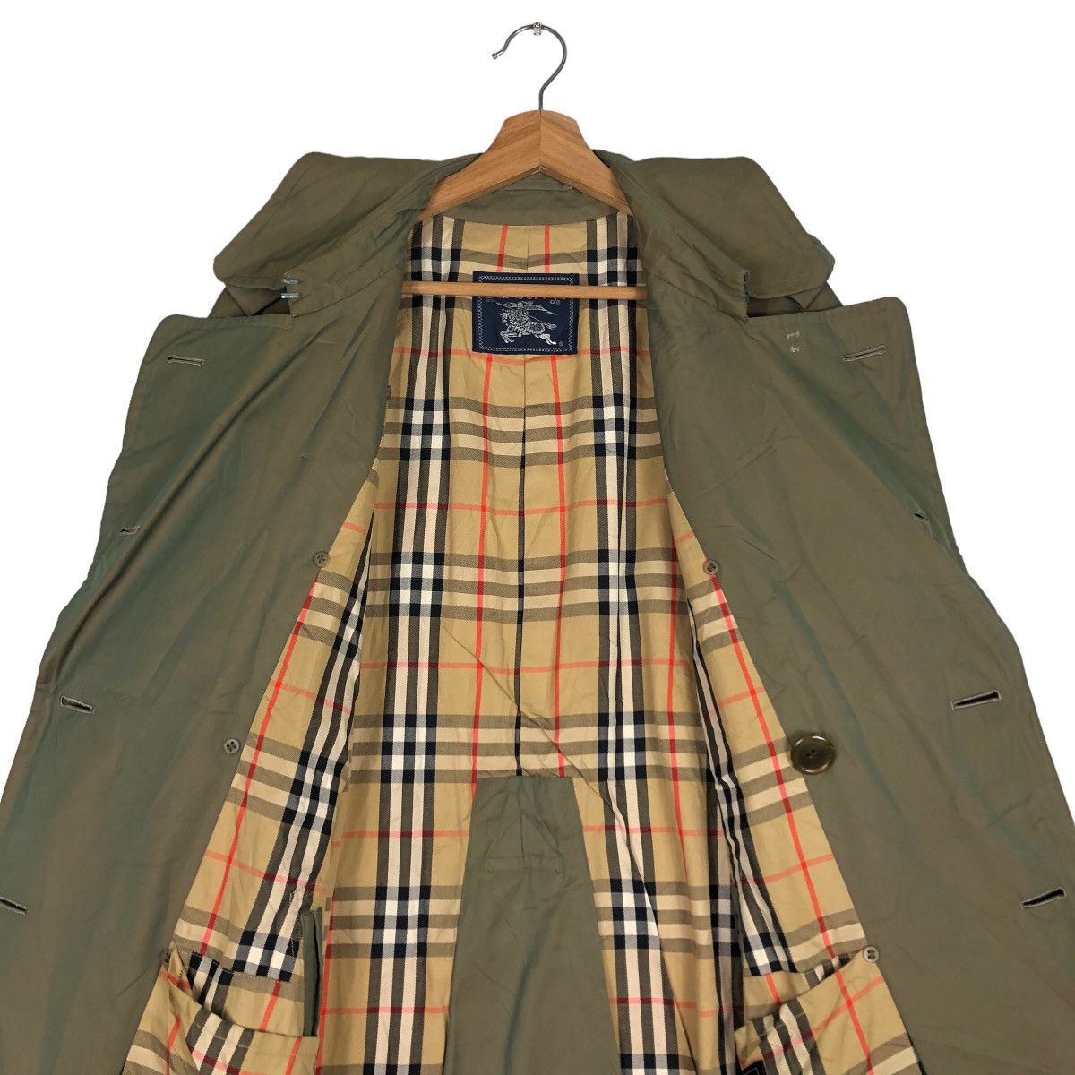 Burberry 🔥Vintage Burberrys Long Jacket Roped Bondage Nova Check Size US M / EU 48-50 / 2 - 14 Thumbnail