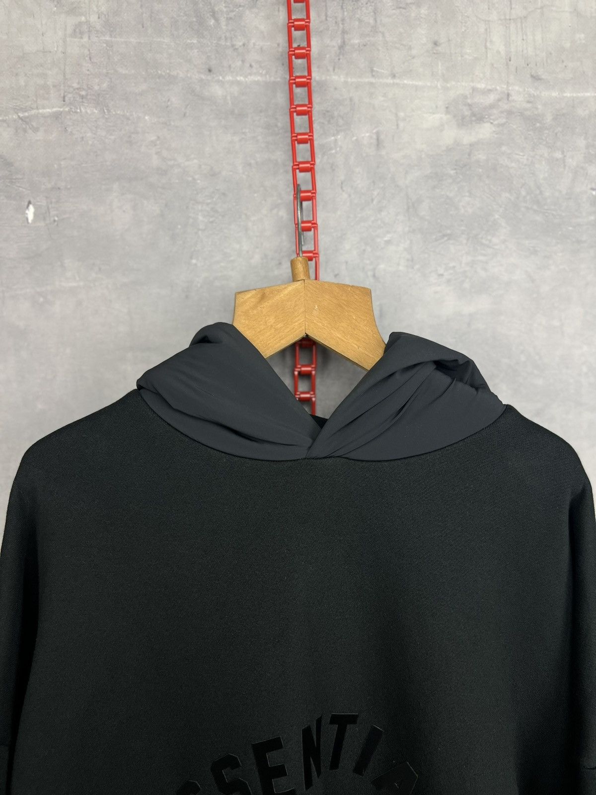 Fear of God fear of god essentials nylon fleece black hoodie size L Size US L / EU 52-54 / 3 - 9 Thumbnail