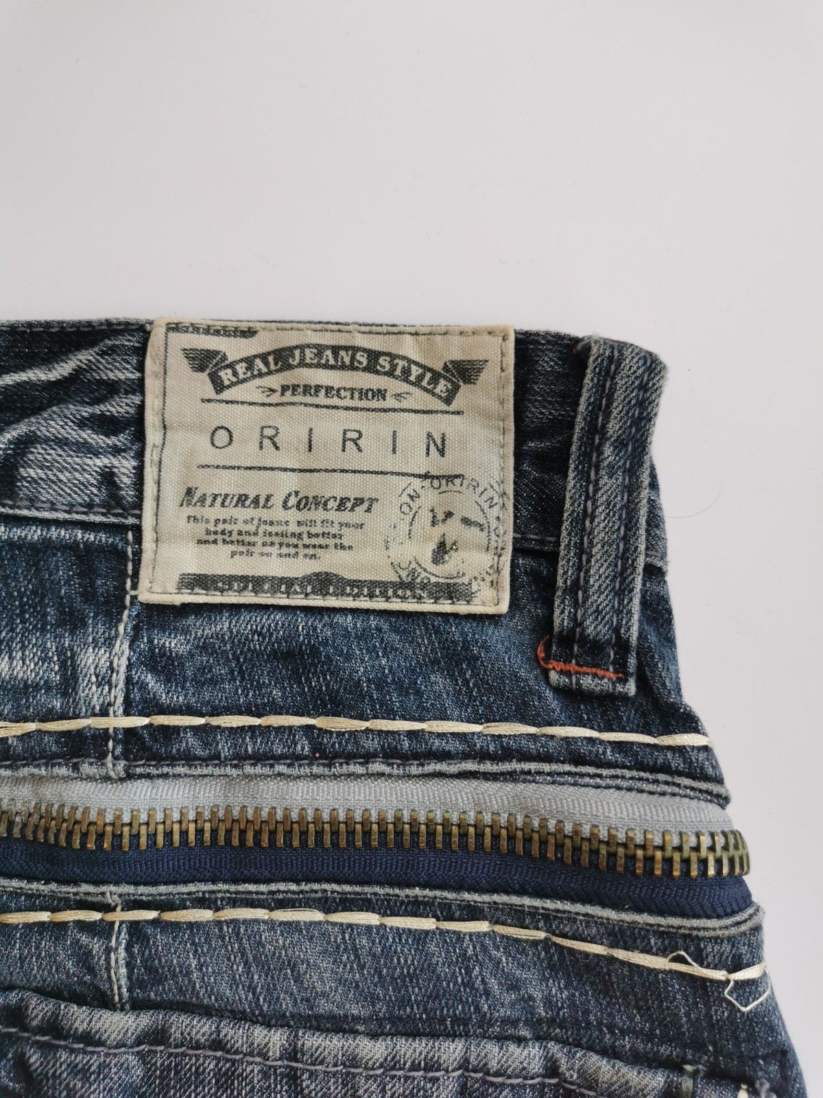 14th Addiction Oririn Zipper Button Detailed Denim Jeans Size US 31 - 8 Thumbnail