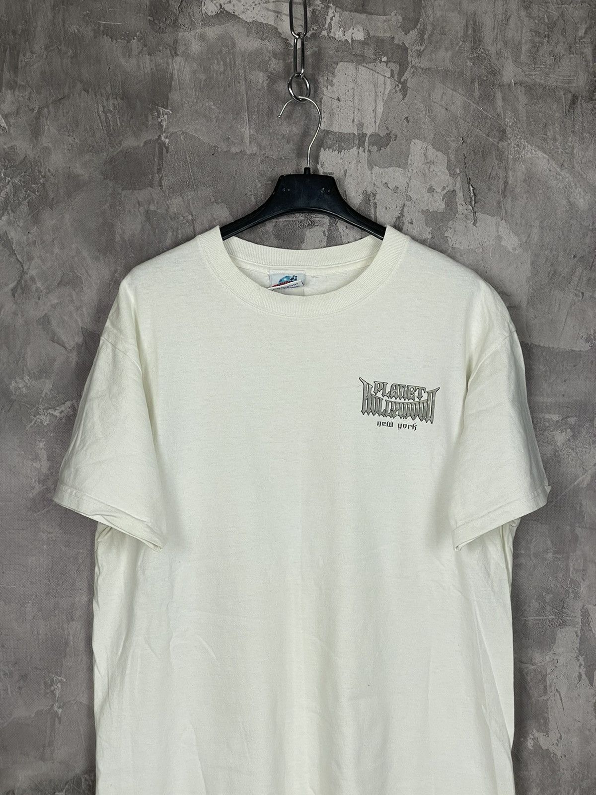 Planet Hollywood × Vintage Planet Hollywood Big Logo T-Shirt XL VTG 90s Streetwear Size US L / EU 52-54 / 3 - 3 Thumbnail