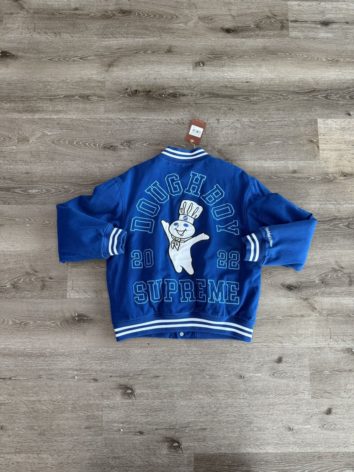 Mitchell & Ness × Supreme Supreme x Mitchell & Ness “Doughboy” Twill Varsity Jacket Size US L / EU 52-54 / 3 - 2 Thumbnail