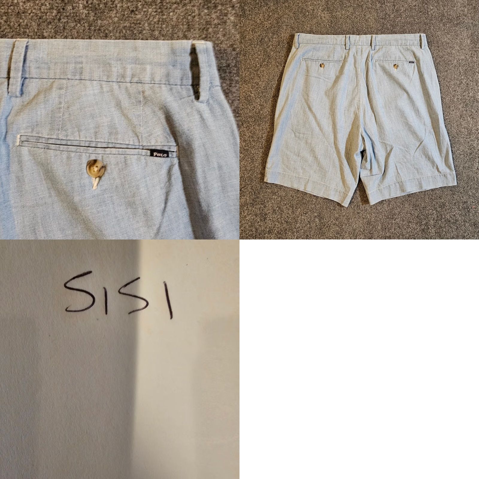 Polo Ralph Lauren Polo Ralph Lauren Short Mens 36 Blue 10 Inch Inseam Preppy Casual Beach Capsule Chino Shirt Womens? Size US M / EU 48-50 / 2 - 8 Thumbnail