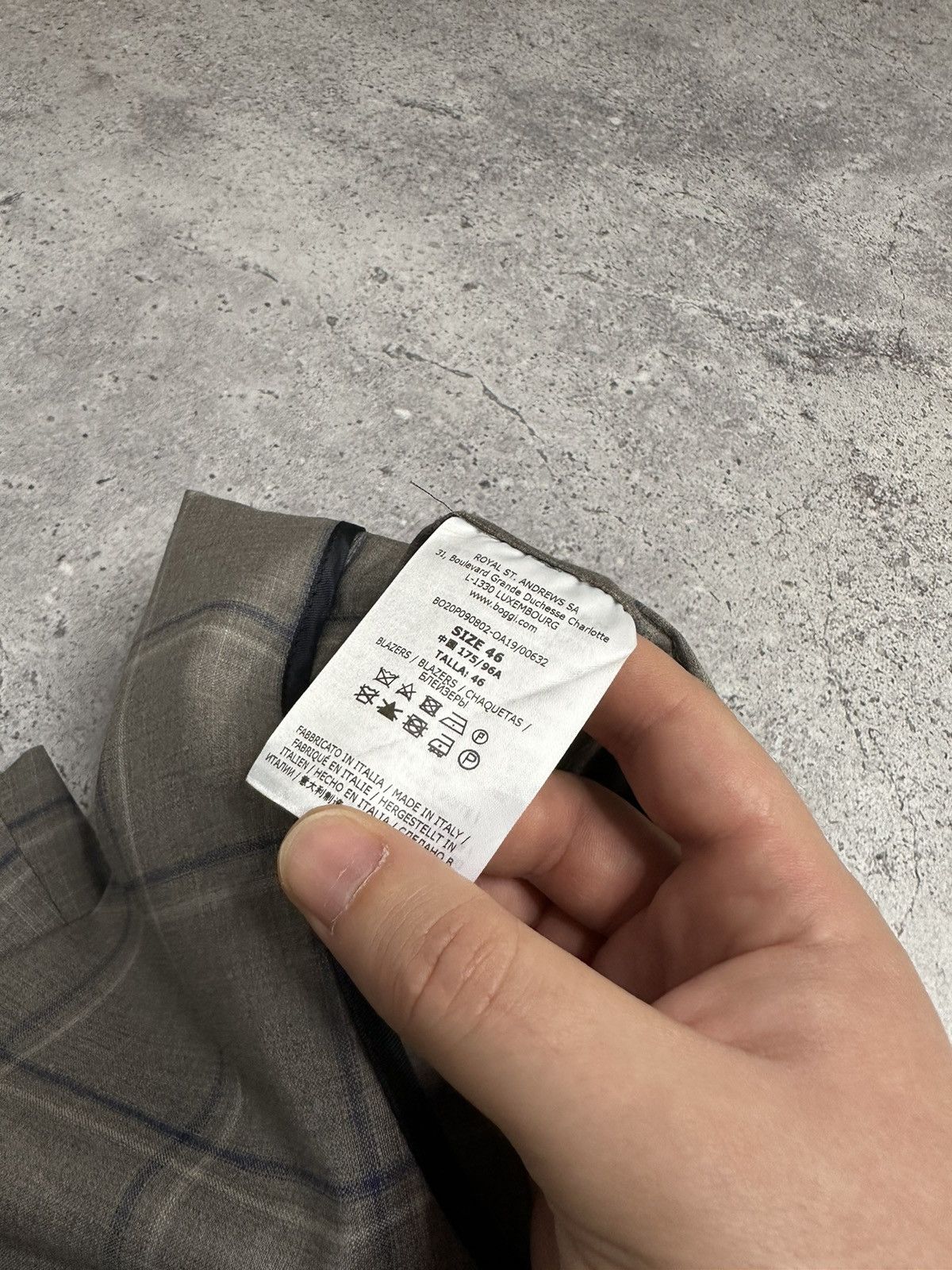 Boggi Boggi Milano Reda 1865 Light Beige Plaid Wool Blazer Size US S / EU 44-46 / 1 - 10 Thumbnail