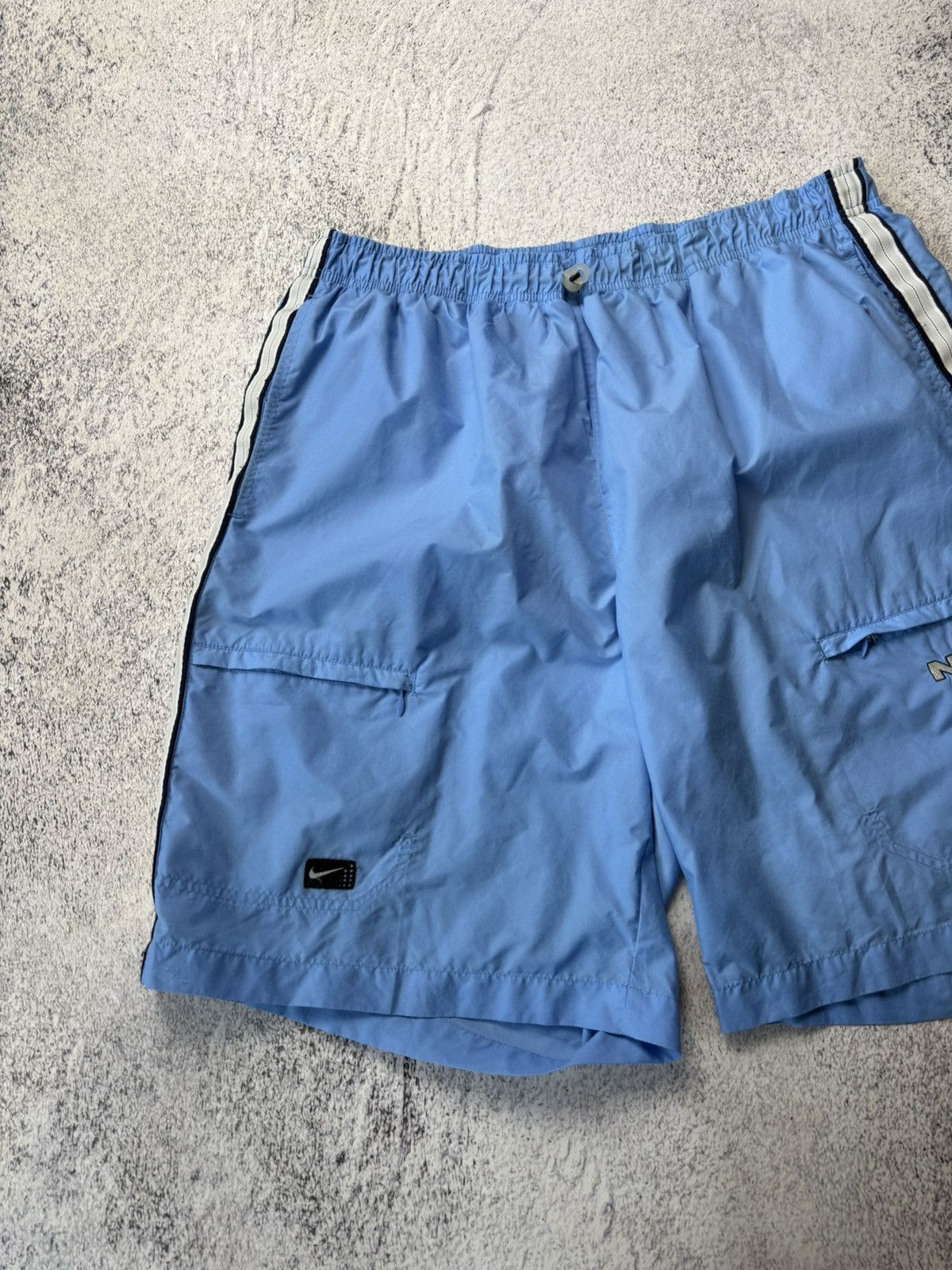 Nike Vintage Nike Nylon Shorts USA Mini Swoosh Drill Y2K Size US 36 / EU 52 - 2 Thumbnail