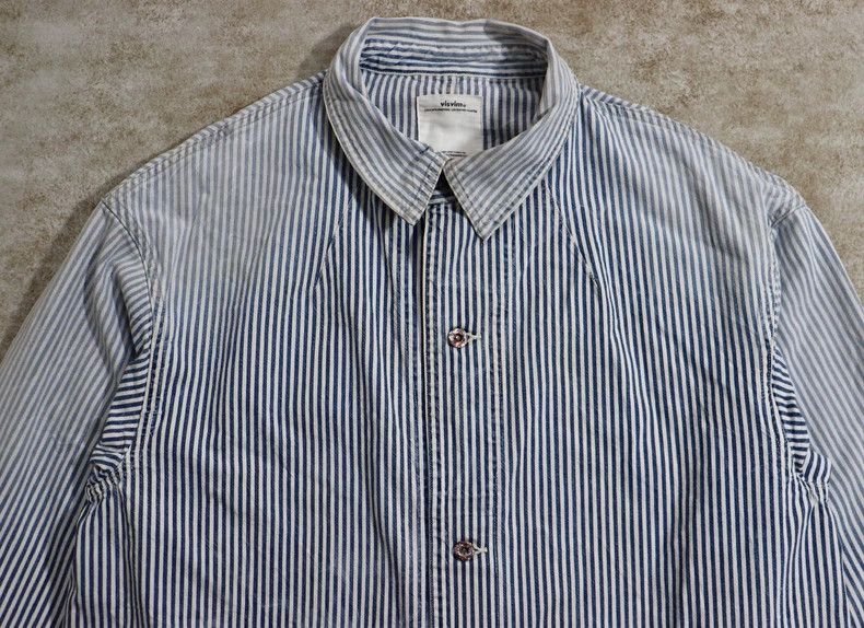 Visvim visvim22SS SS COVERALL HICKORY DRY jacket 2503-Nextarrow Size US L / EU 52-54 / 3 - 3 Thumbnail