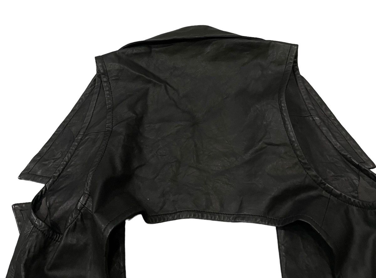 Limi Feu Limi Feu Yohji Yamamoto Punk Belted Leather Jacket Size S / US 4 / IT 40 - 13 Thumbnail
