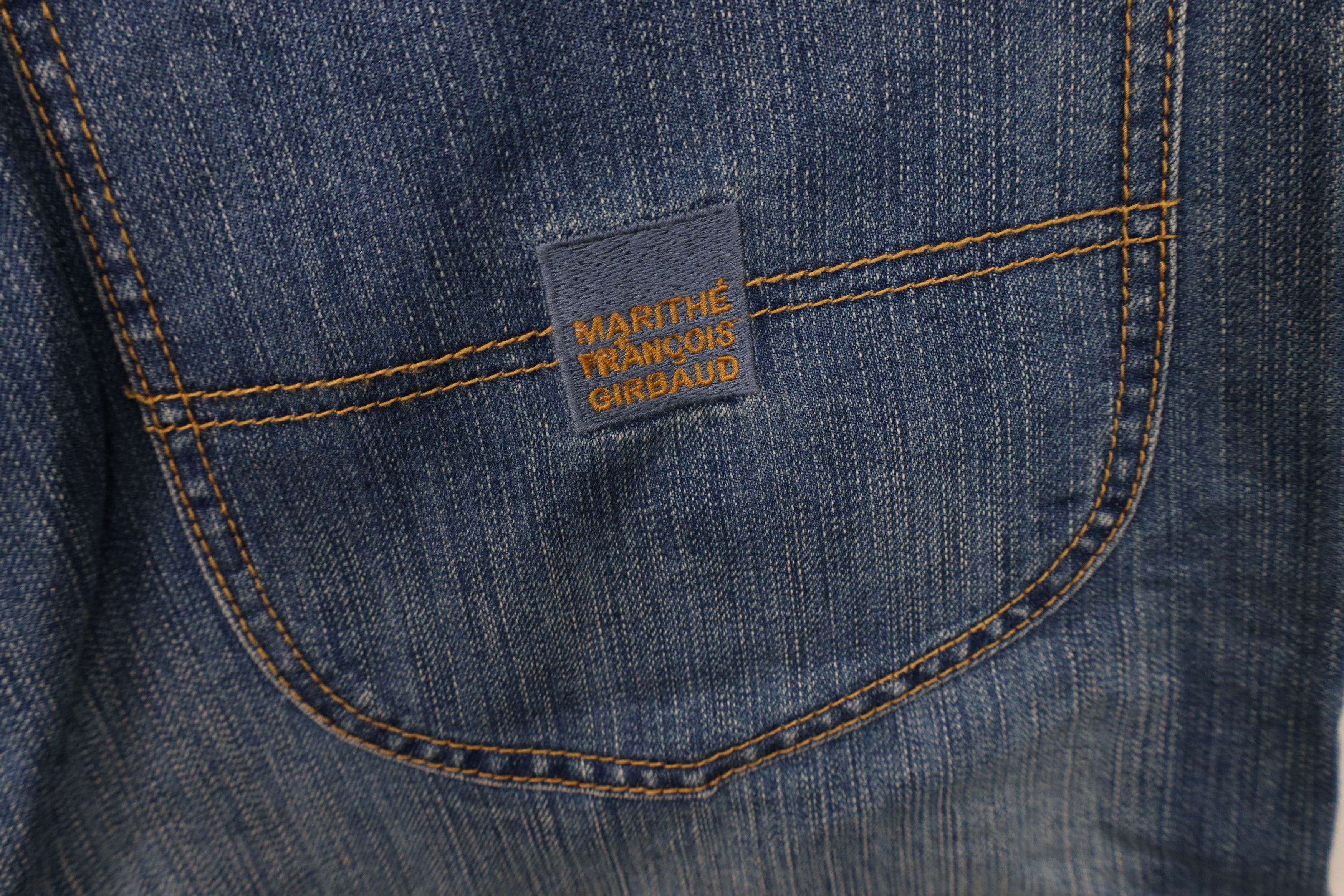 Marithe + Francois Girbaud Deadstock Vintage 90s Marithe Francois Girbaud Denim Shorts Size US 32 / EU 48 - 15 Thumbnail