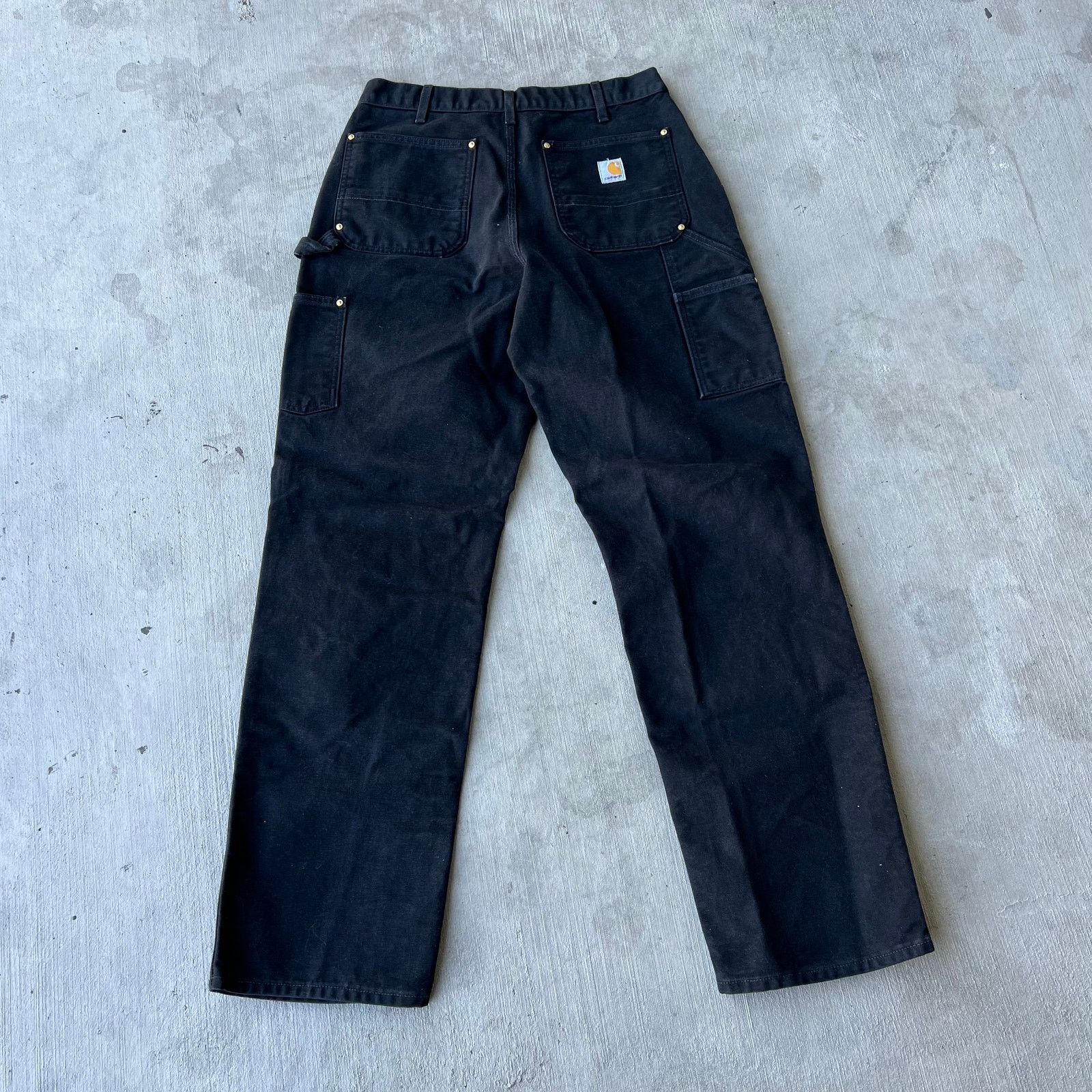 Carhartt × Vintage Vintage Y2K Carhartt black double knee work carpenter pants Size US 32 / EU 48 - 3 Thumbnail