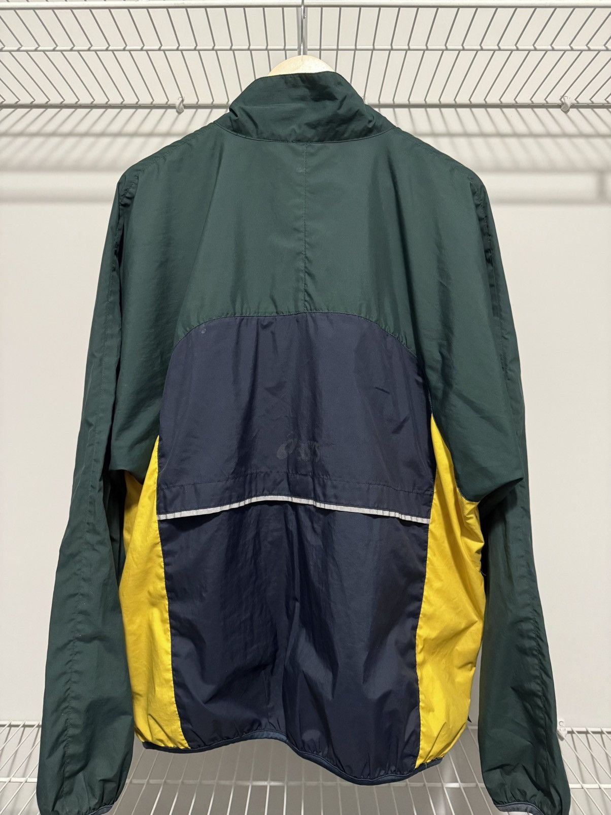 Asics × Vintage 90s Asics Windbreaker Jacket Size US L / EU 52-54 / 3 - 4 Thumbnail