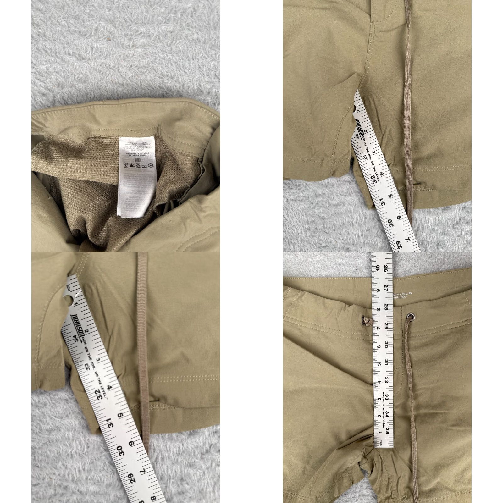 Vintage VINTAGE Columbia Women's Shorts Cargo 8 Beige Nylon Blend Activewear Hiking Casual Summer Size 30" / US 8 / IT 44 - 8 Thumbnail