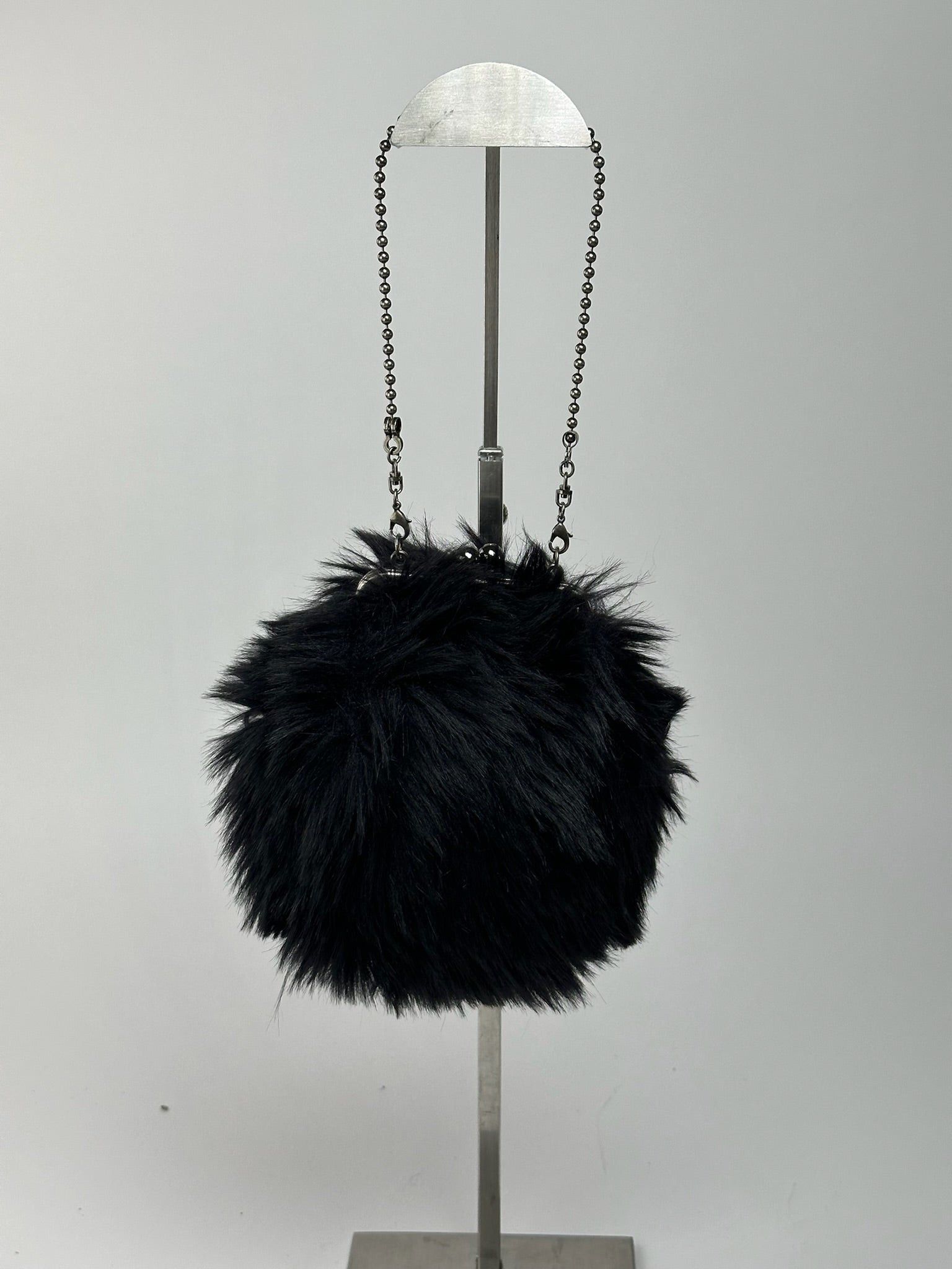 Yohji Yamamoto Vintage mini Fur bag black Size ONE SIZE - 1 Thumbnail