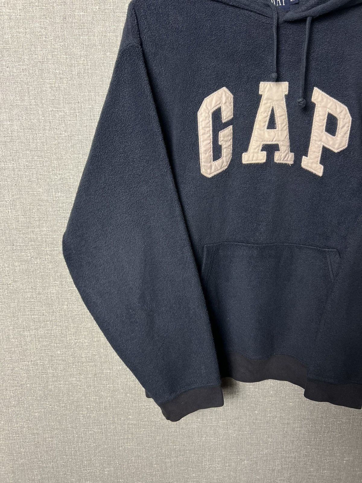 Gap × Vintage Vintage Gap Pullover Fleece Oversized Hoodie Big Logo Size M Size US M / EU 48-50 / 2 - 9 Thumbnail