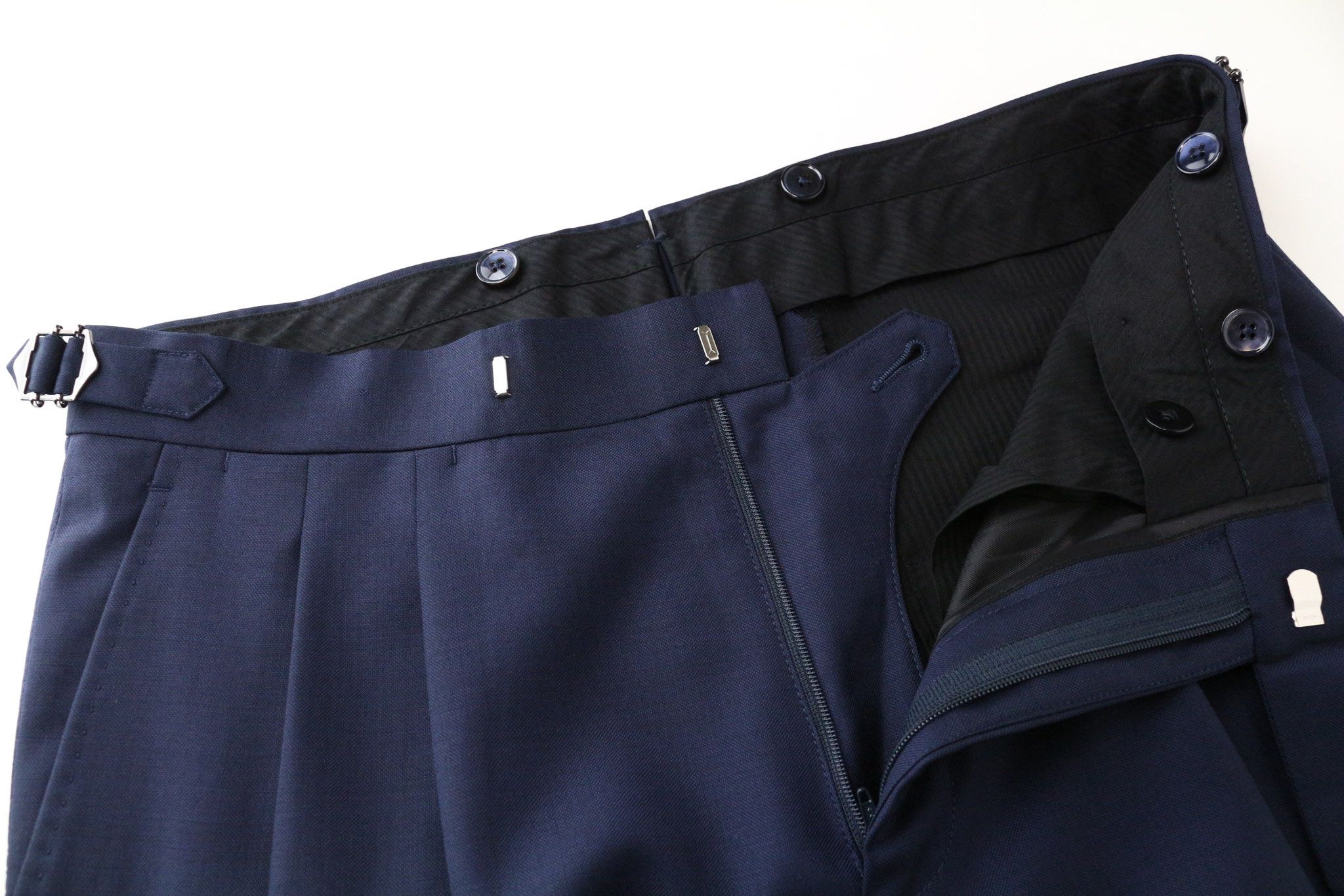 Suitsupply LAZIO UK36L Blue Wool 2 Piece Suit 74761 Size 36R - 13 Thumbnail