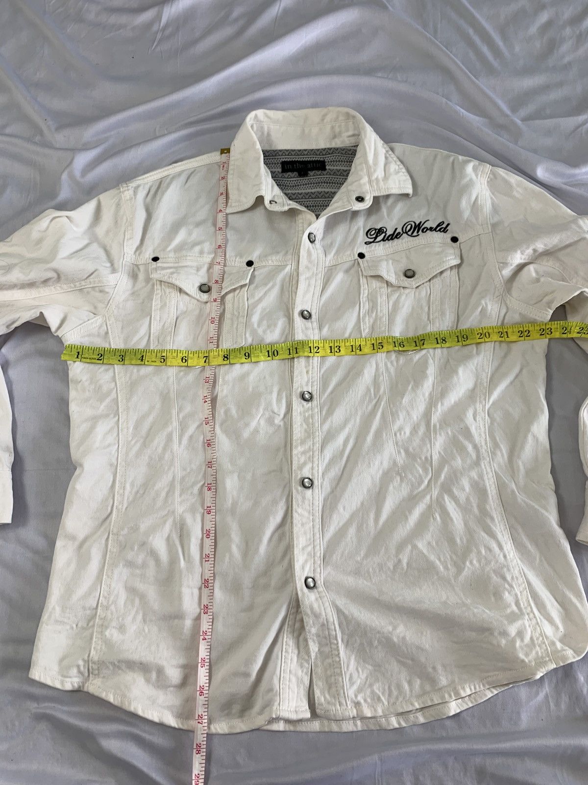 In The Attic 2000s western shirt in the attic embroidery gothstyle Size US L / EU 52-54 / 3 - 9 Thumbnail