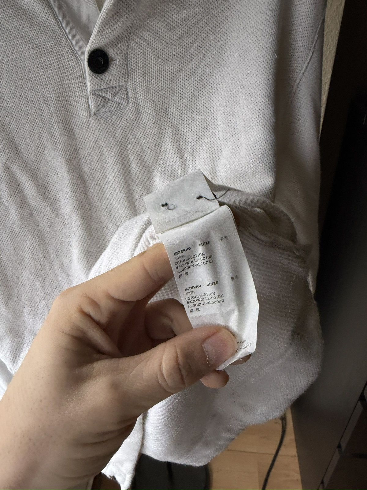 Stone Island Stone island white sweater long sleeve no path Size US L / EU 52-54 / 3 - 11 Thumbnail