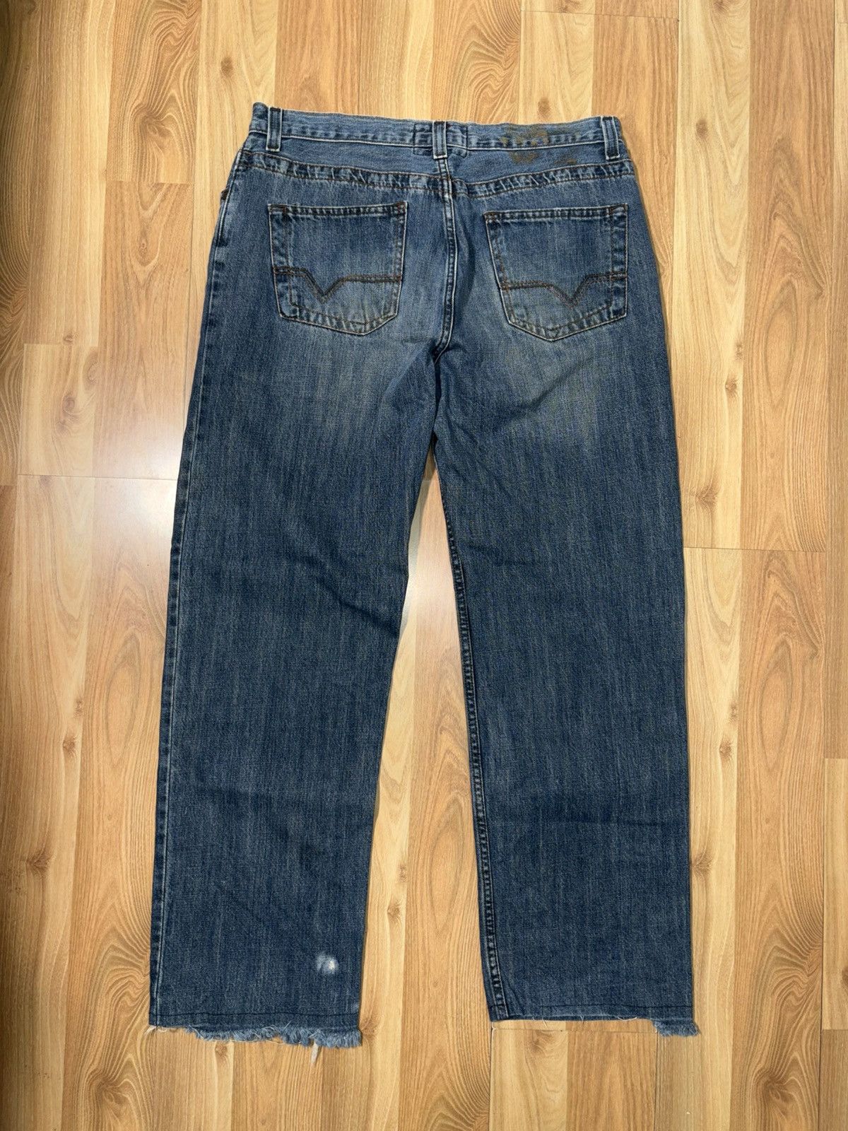 Vans Vintage 2009 Vans Skate Denim Baggy Jeans 36x34 Cyber Y2K Size US 36 / EU 52 - 2 Thumbnail
