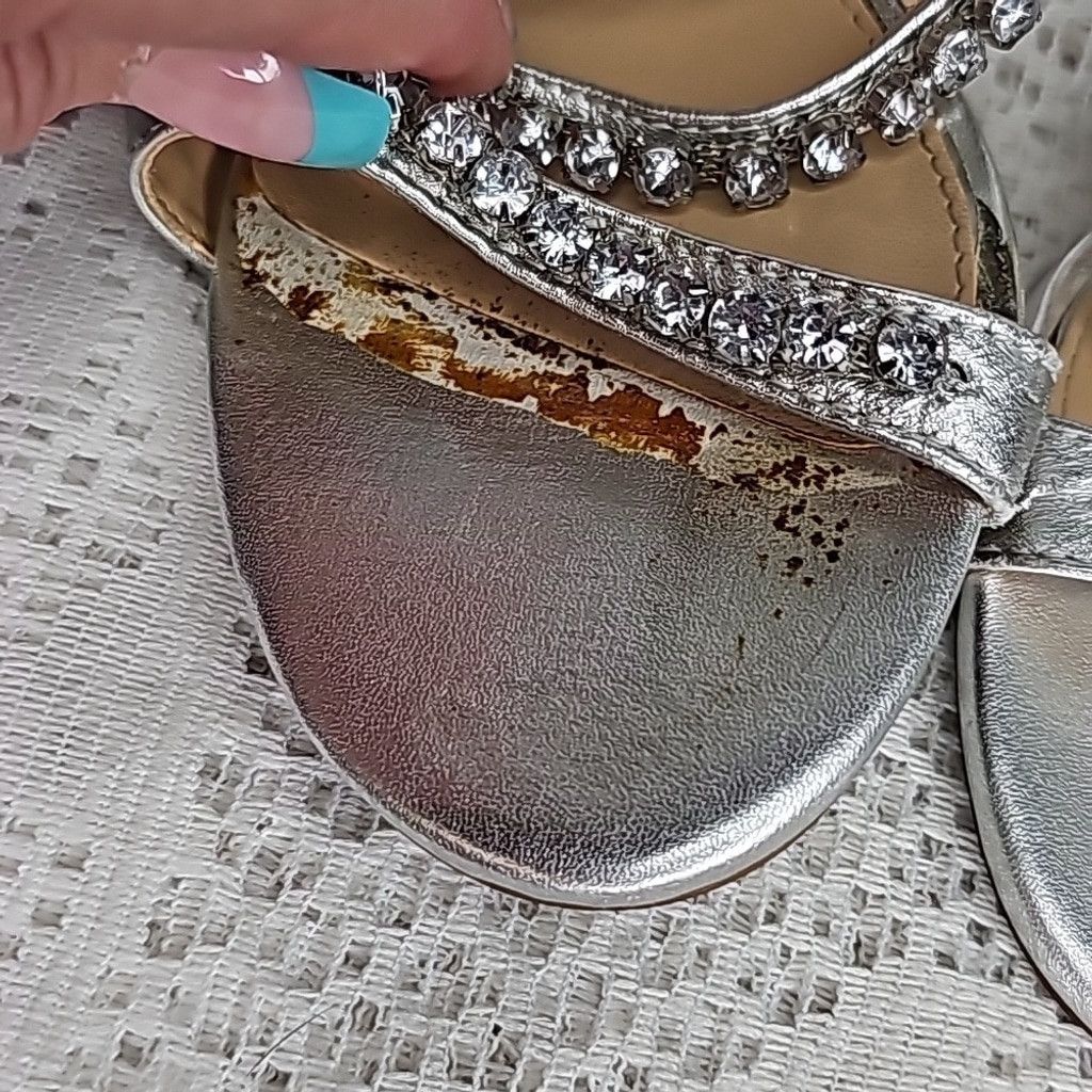 Badgley Mischka Badgley Mischka Quest Jewel leather rhinestones heels 7.5 Size US 7.5 / IT 37.5 - 6 Thumbnail