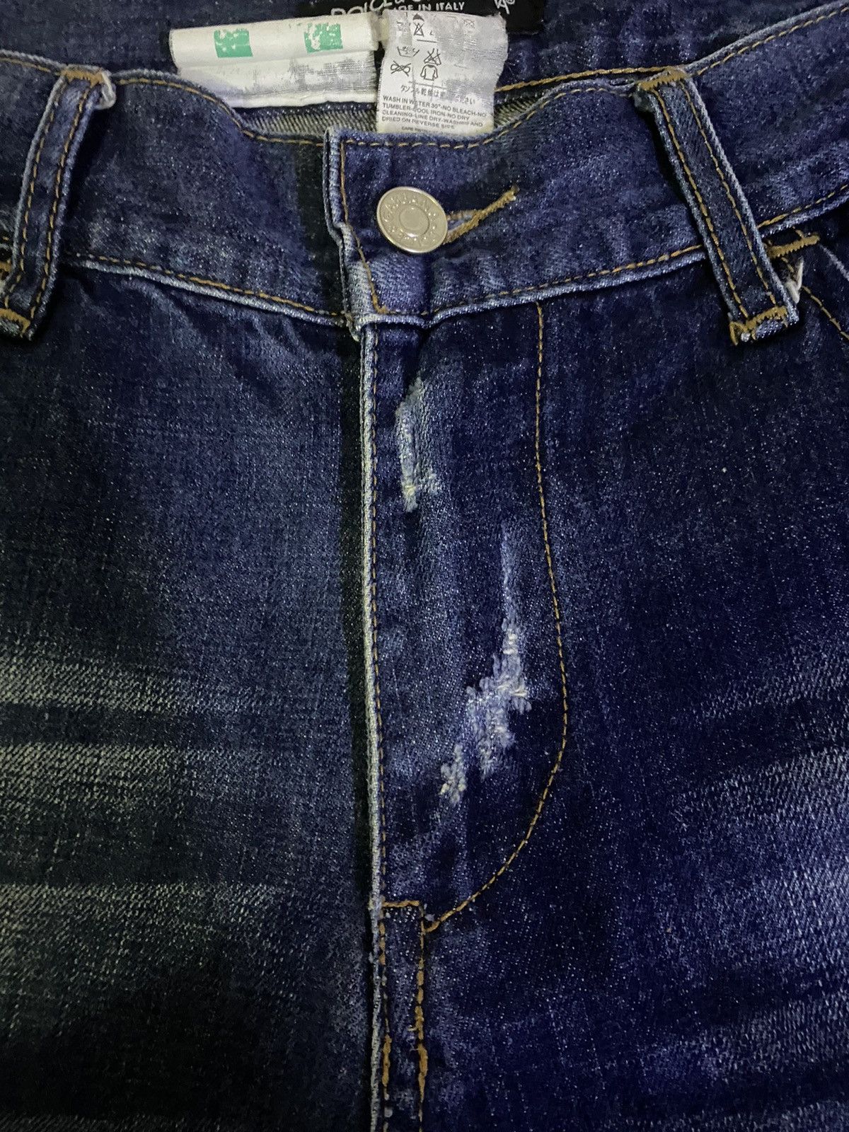 Dolce & Gabbana × Vintage 🔥RARE🔥DOLCE & GABBANA Distressed Denim Size US 33 - 11 Thumbnail