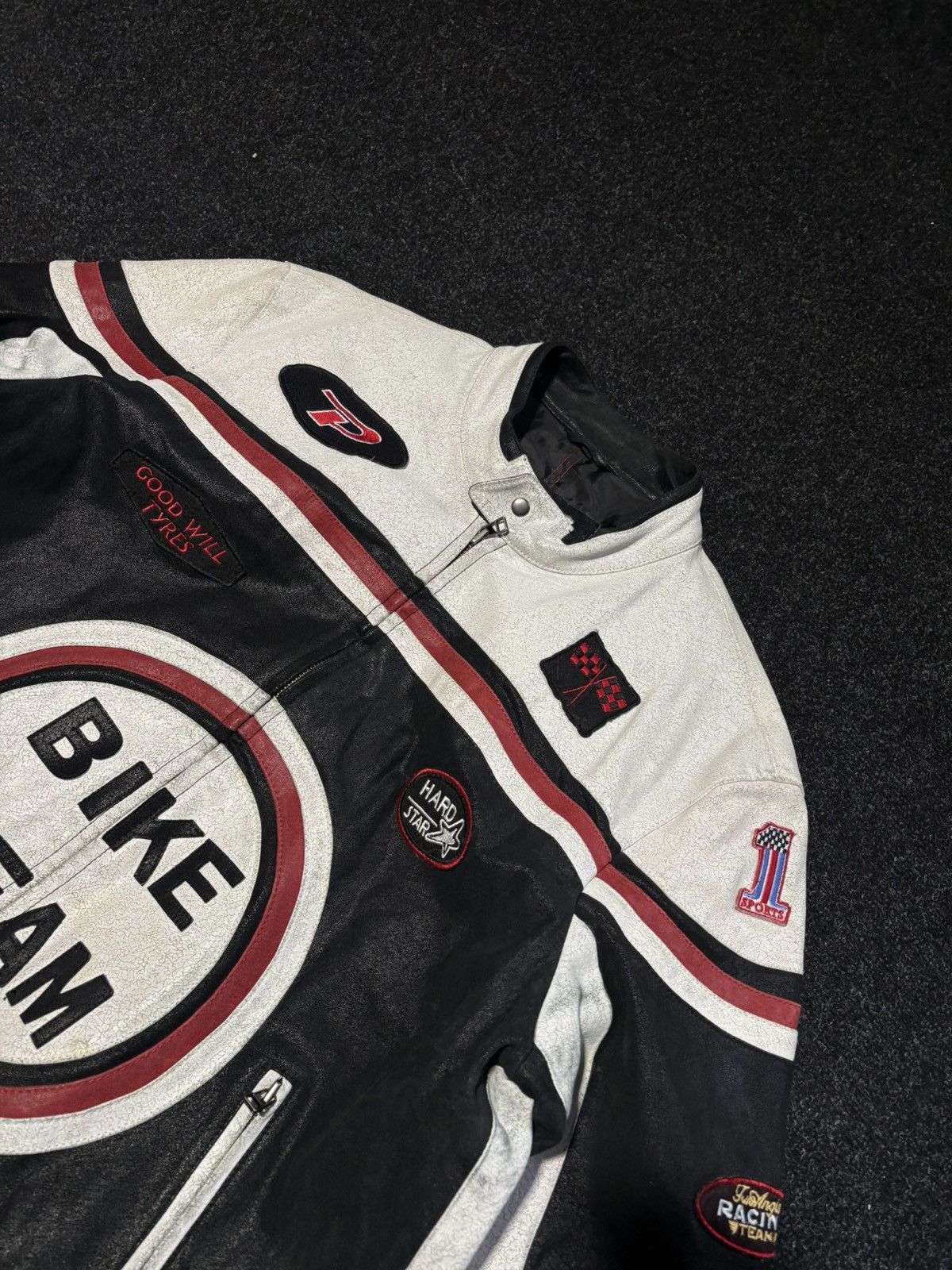 Other Vintage Racing Leather Jacket Size US XL / EU 56 / 4 - 7 Thumbnail