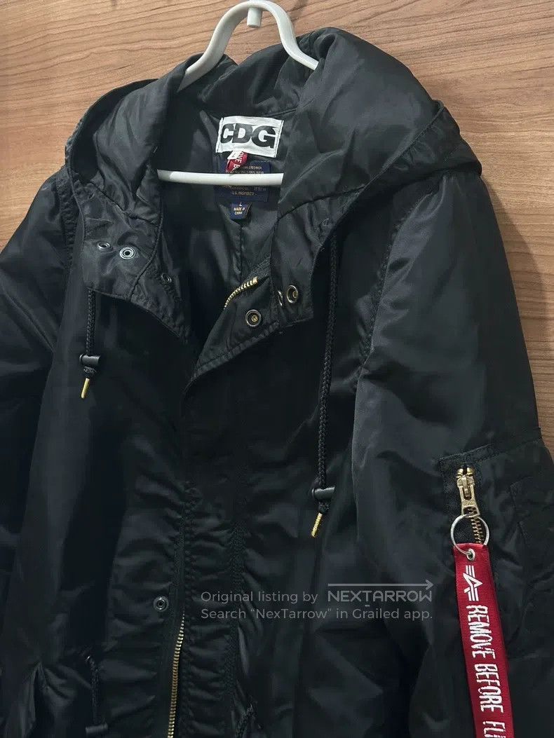 Comme des Garcons Comme Des Garcons Black long coat Size L / US 10 / IT 46 - 2 Thumbnail