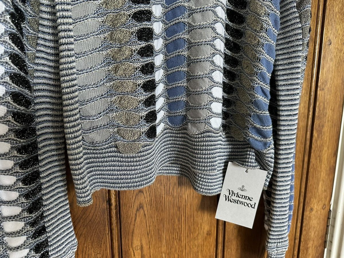 Vivienne Westwood $960 Vivienne Westwood Marcel jumper metallic lamé sweater Size US L / EU 52-54 / 3 - 18 Thumbnail