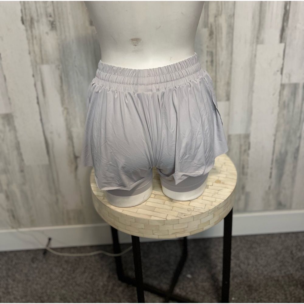 Other Gray Athletic Skort Women’s Small Elastic Waist Drawstring Active Tennis Shorts Size 26" / US 2 / IT 38 - 4 Thumbnail