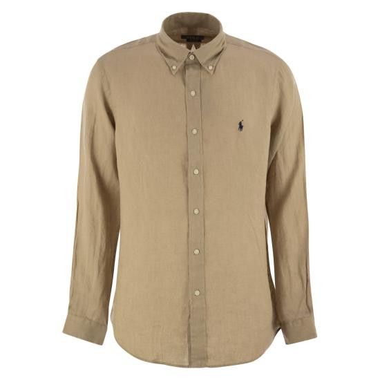 Polo Ralph Lauren POLO RALPH LAUREN Men Long Tops 710966294 BEIGE Size US L / EU 52-54 / 3 - 1 Thumbnail