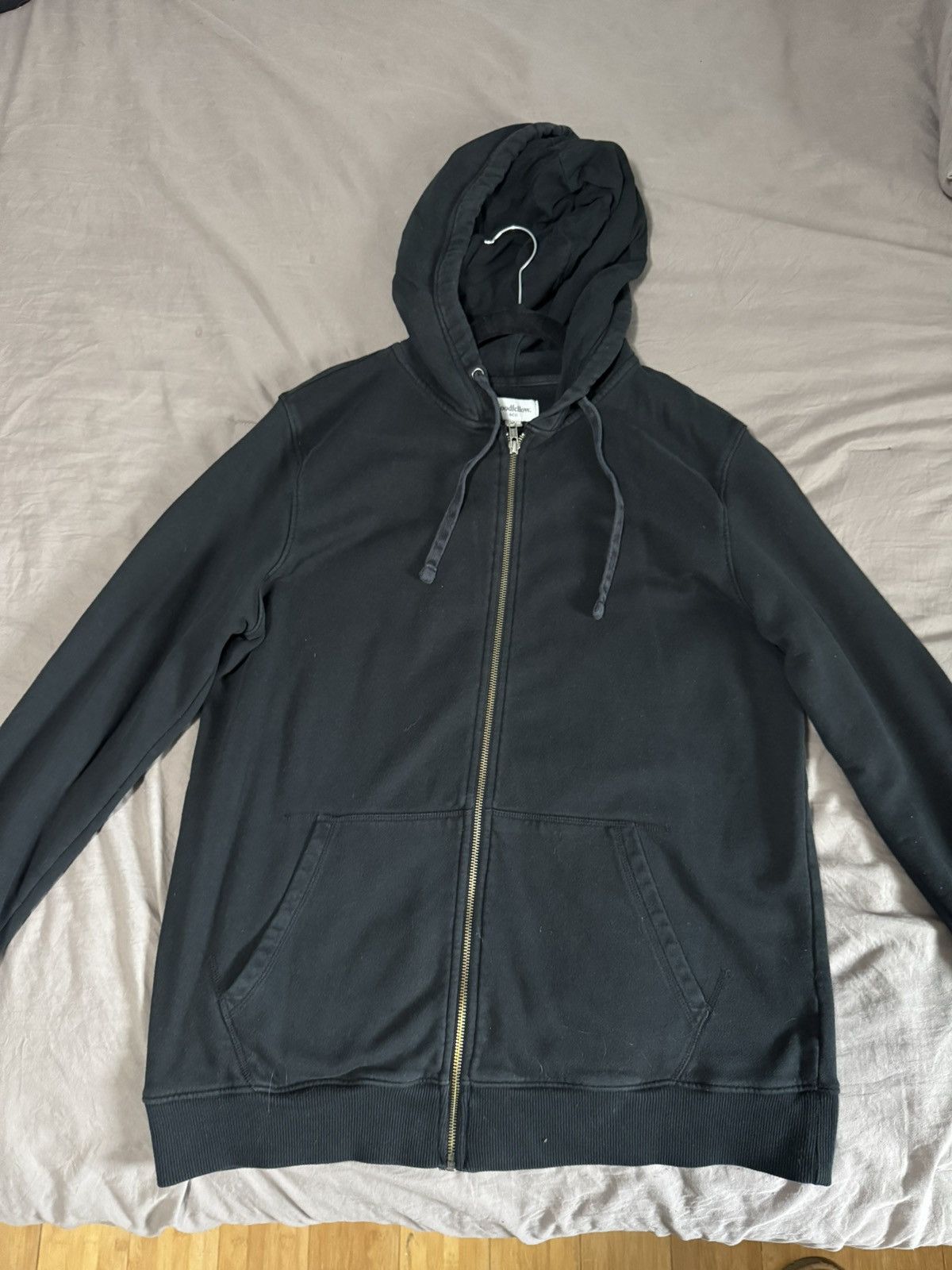 Target Basics Goodfellow Black Zip Up Size US L / EU 52-54 / 3 - 1 Thumbnail