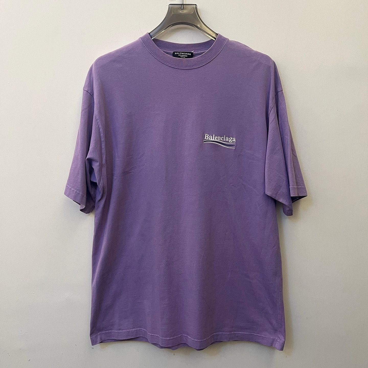 Balenciaga Balenciaga Wave Logo T-Shirt Size M Size US M / EU 48-50 / 2 - 1 Thumbnail