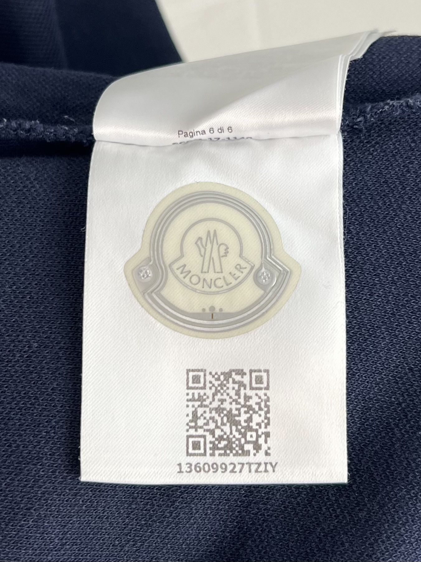 Moncler MONCLER Polo Shirt Cotton Short Sleeve Slim 4 Button Side Size US S / EU 44-46 / 1 - 10 Thumbnail