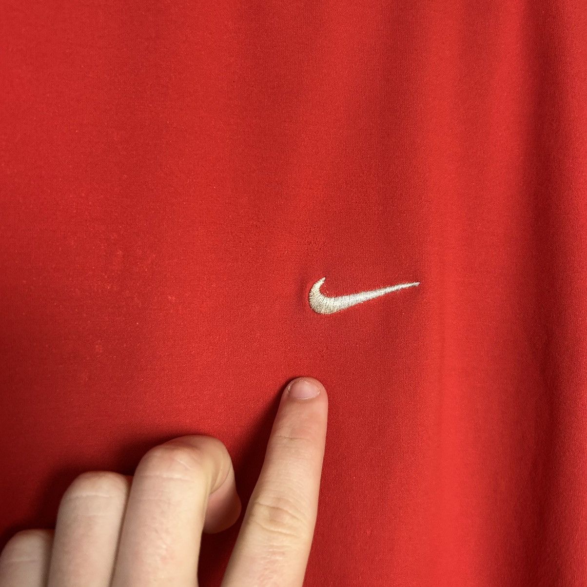 Nike Vintage Nike Centre Swoosh Sportswear dri fit tee Size US S / EU 44-46 / 1 - 3 Thumbnail